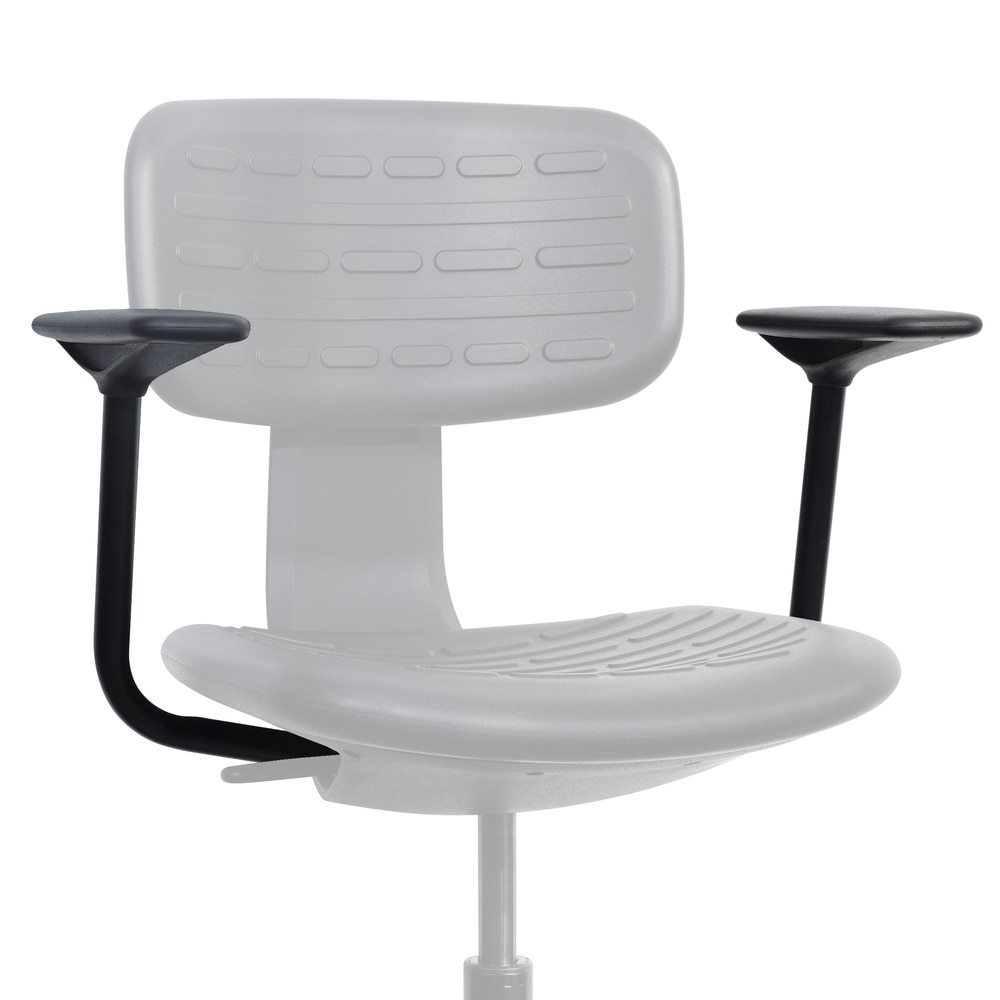 hjh OFFICE Armlehne TOP WORK B - A Eisen, pulverbeschichtet - Bild 1