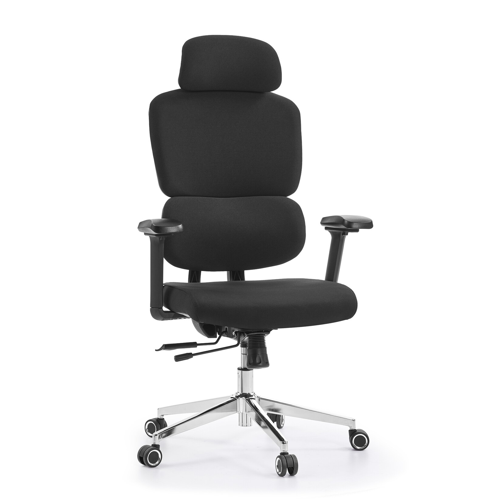 hjh OFFICE Profi Bürostuhl Ergomy F 2 Stoff mit Armlehnen (höhenverstellbar)