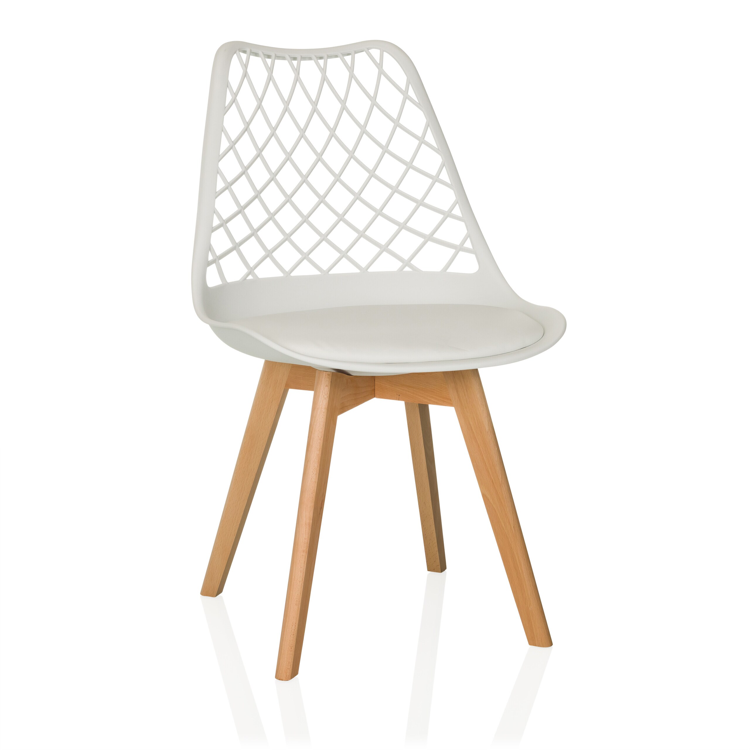 hjh LIVING Schalenstuhl SCANDI HOL Kunststoff ohne Armlehnen - Bild 1