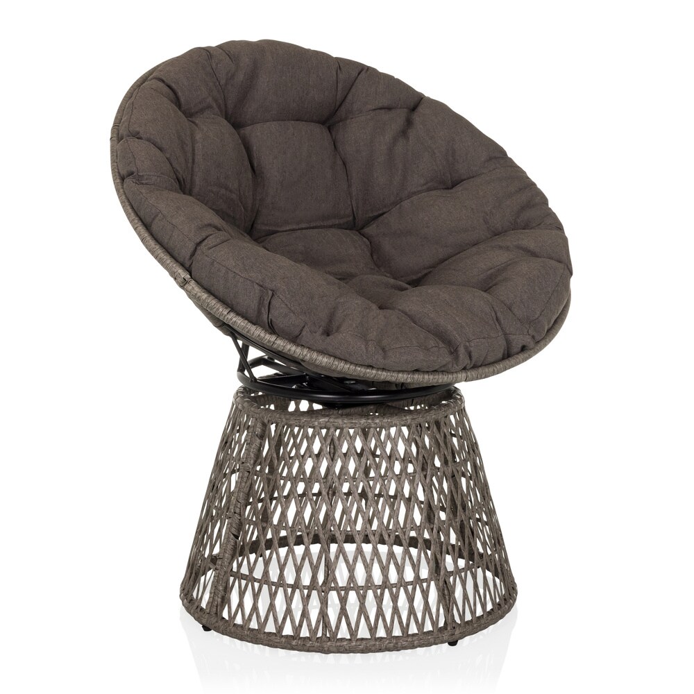 hjh LIVING Outdoor Stuhl WEAVORA Stoff, PE-Rattan, Eisen - Bild 1