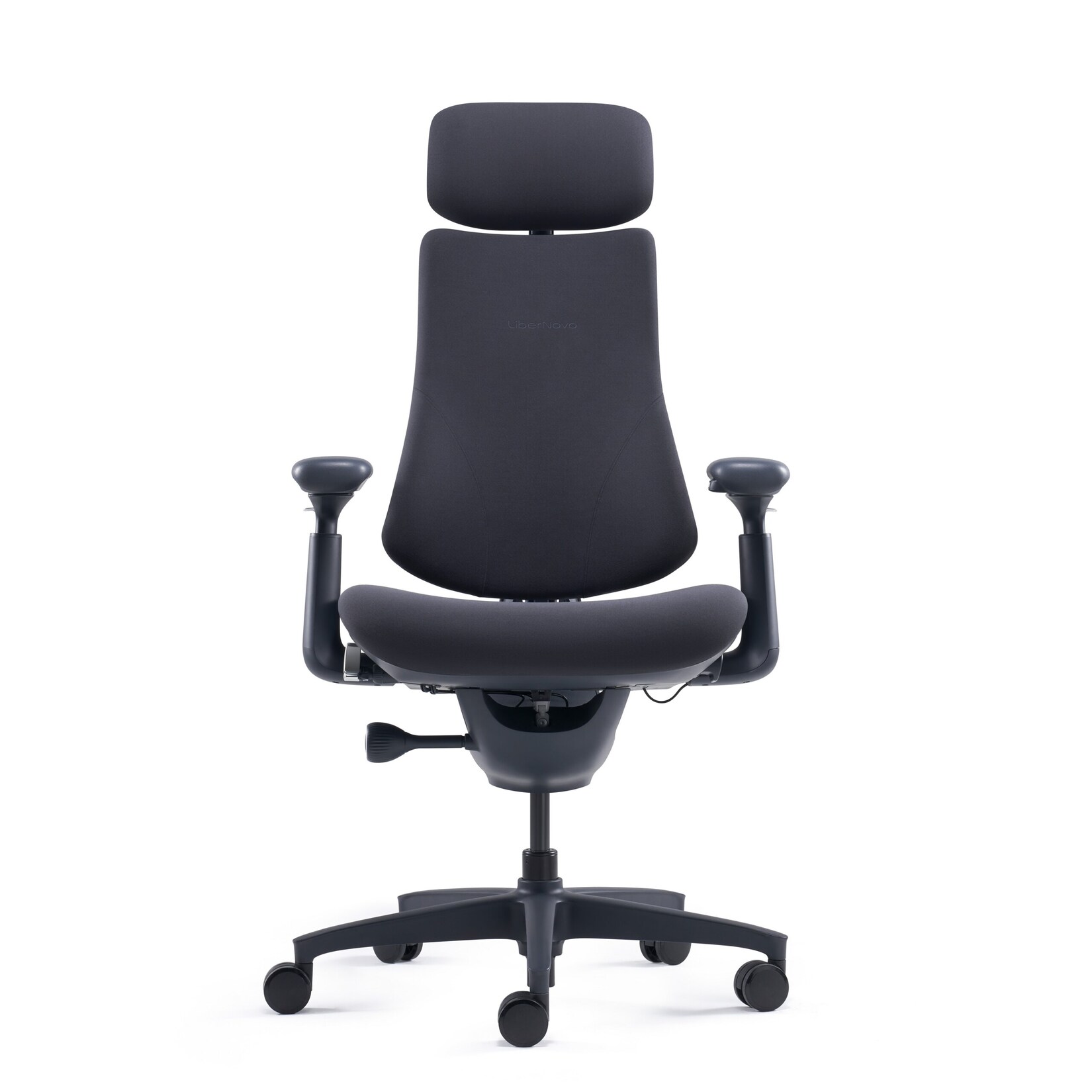 Libernovo High End Bürostuhl LiberNovo Omni Stoff mit Armlehnen (höhenverstellbar)