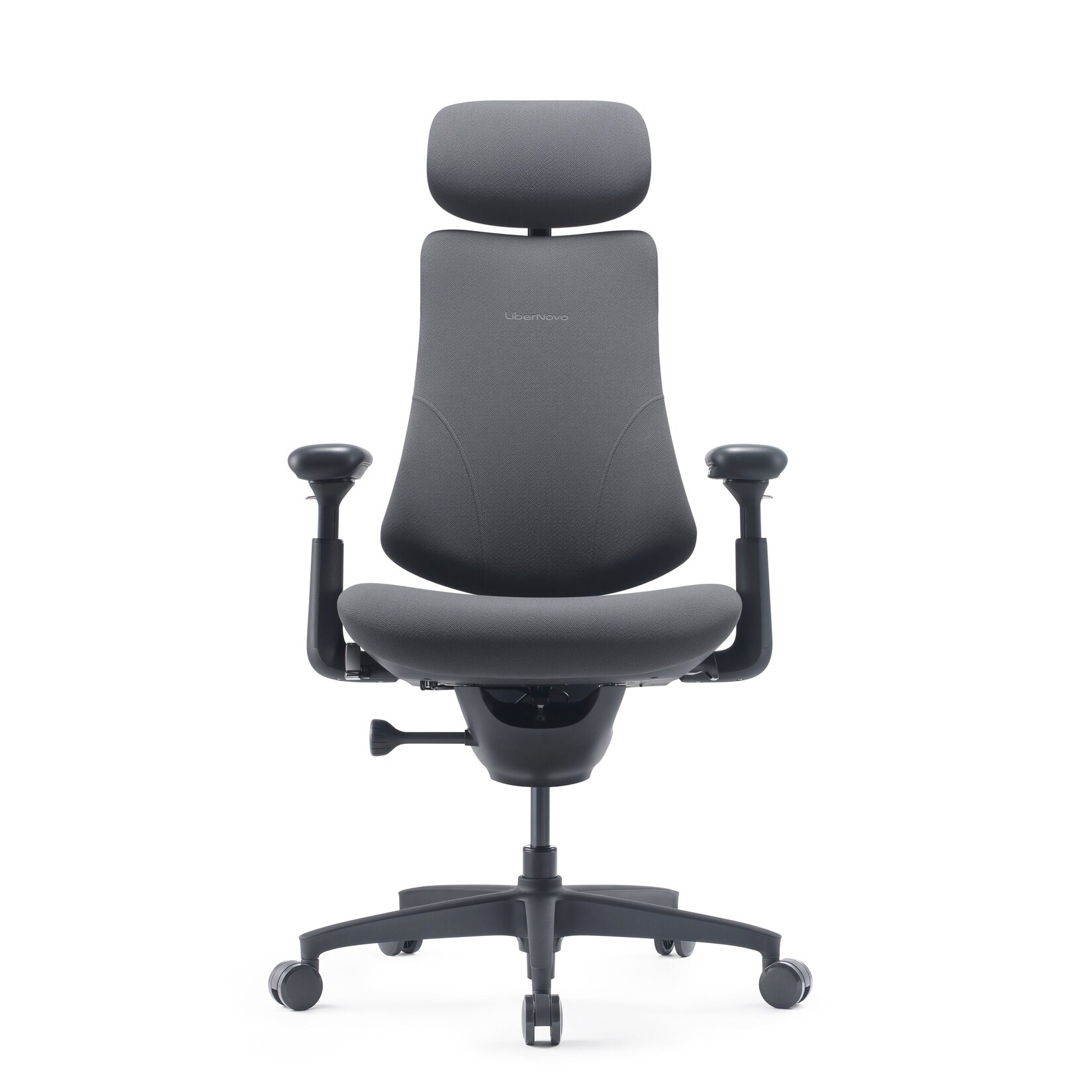 Libernovo High End Bürostuhl LiberNovo Omni Gen Stoff mit Armlehnen (höhenverstellbar)