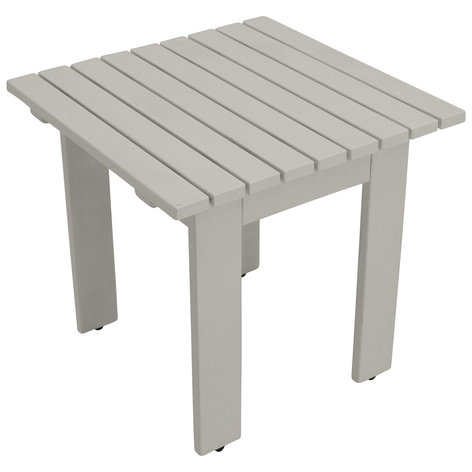 DEGAMO Beistelltisch RIJEKA 46x46x44cm, Eukalyptus weiss beschichtet, FSC®-zertifiziert | 04050747253081