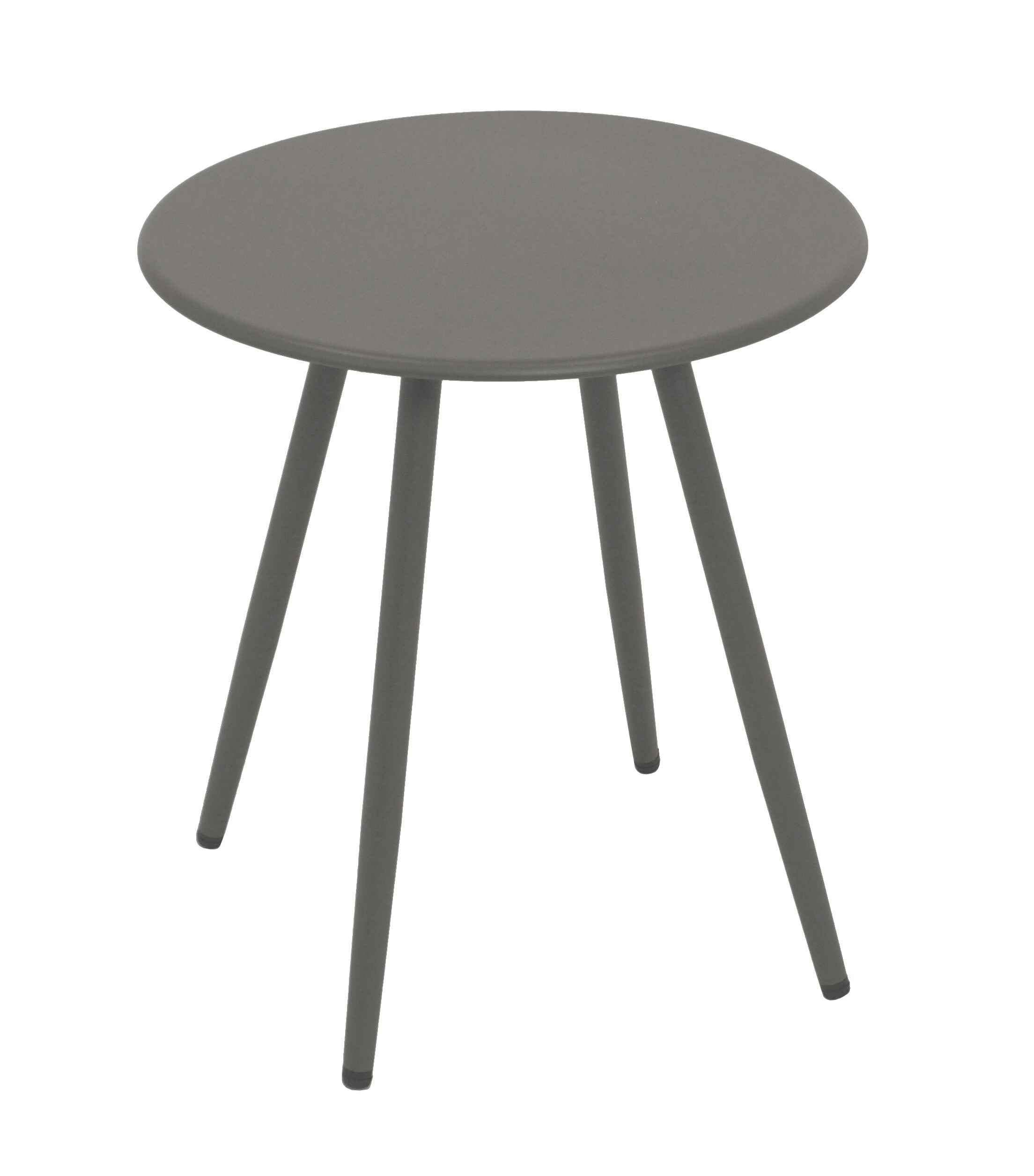 DEGAMO Beistelltisch DENVER 45cm rund, Metall grau - Bild 1
