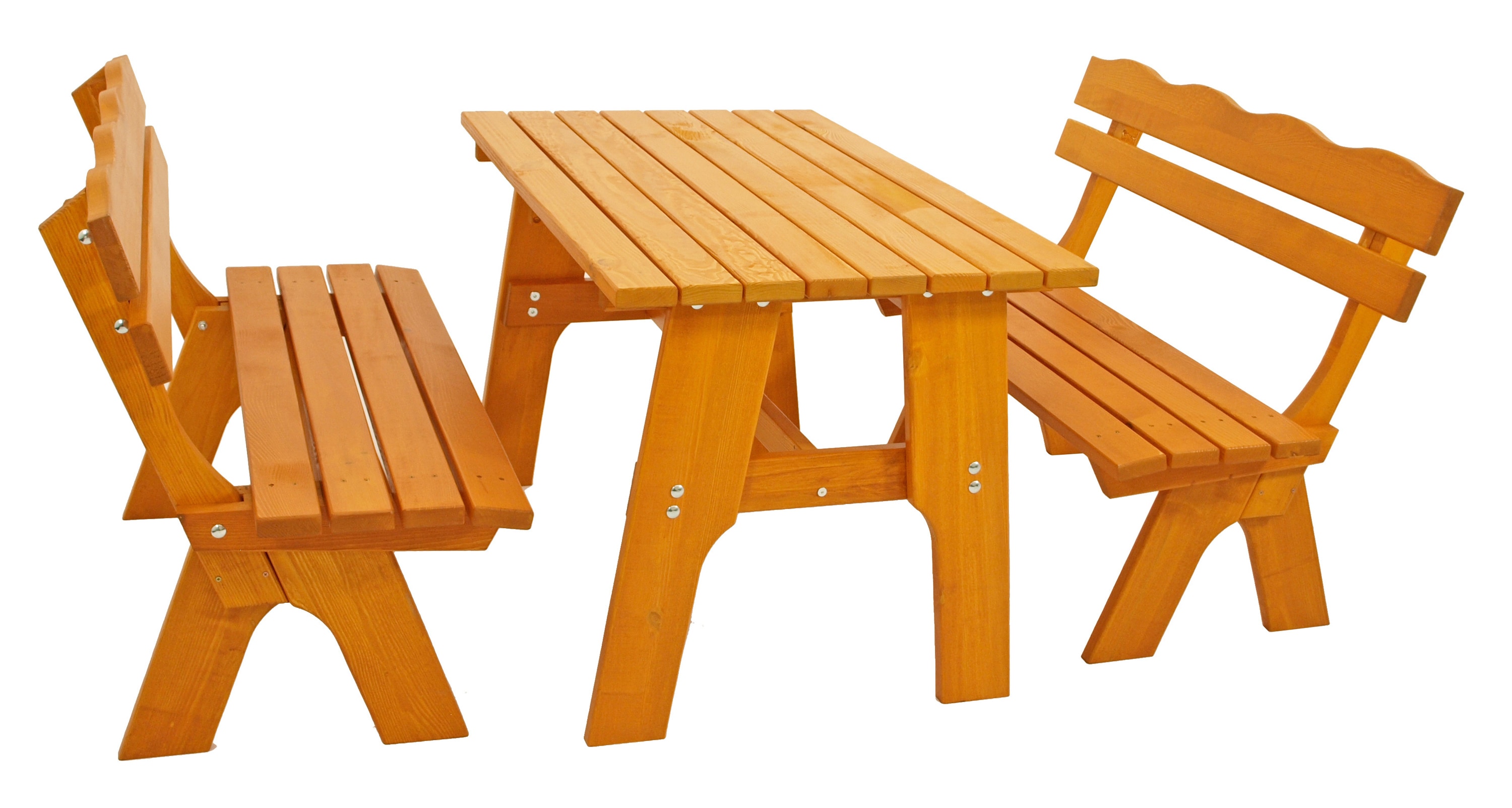 DEGAMO Garnitur FREITAL 3-teilig 120cm, Kiefer - Bild 1