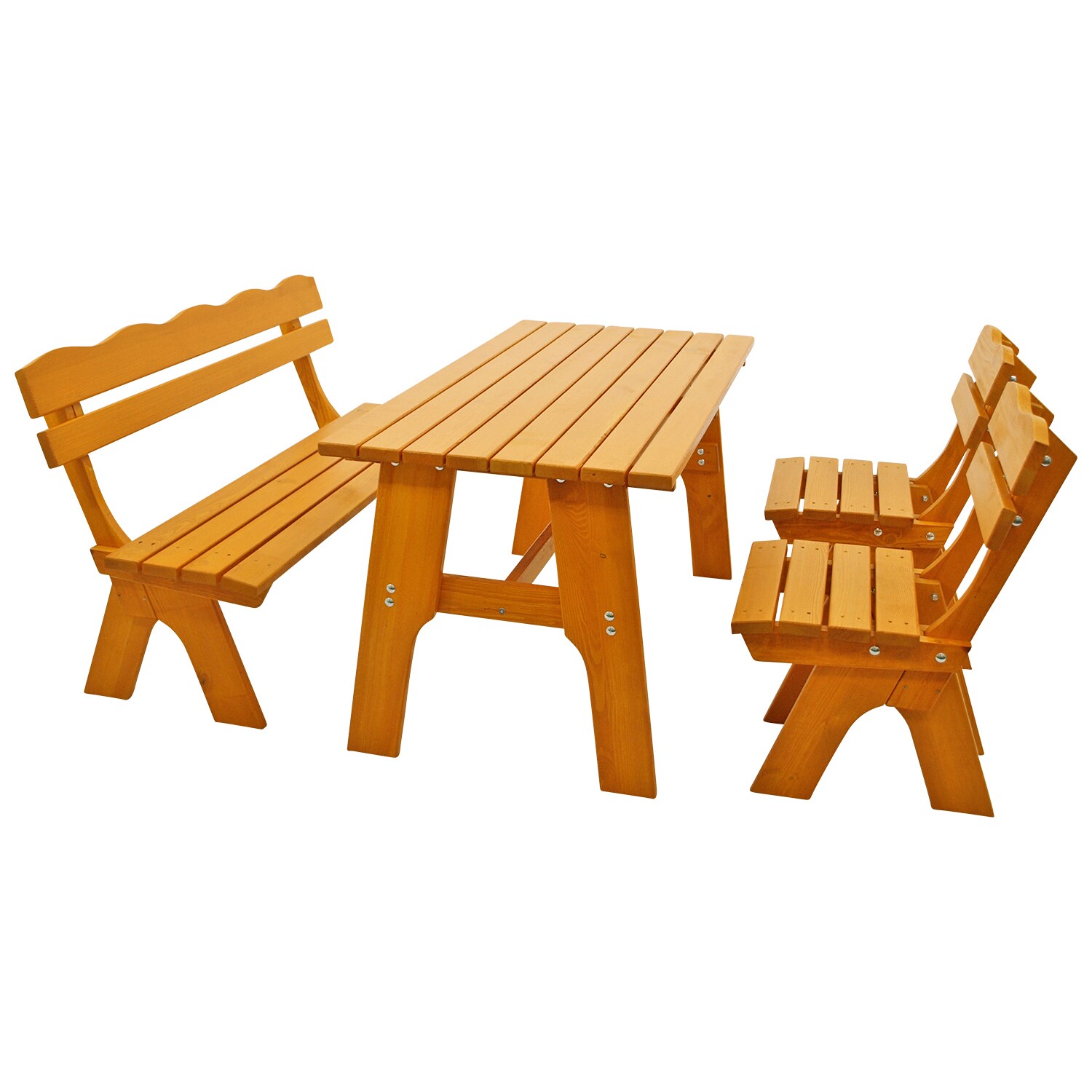 DEGAMO Garnitur FREITAL 4-teilig 150cm, Kiefer | 04050747070121