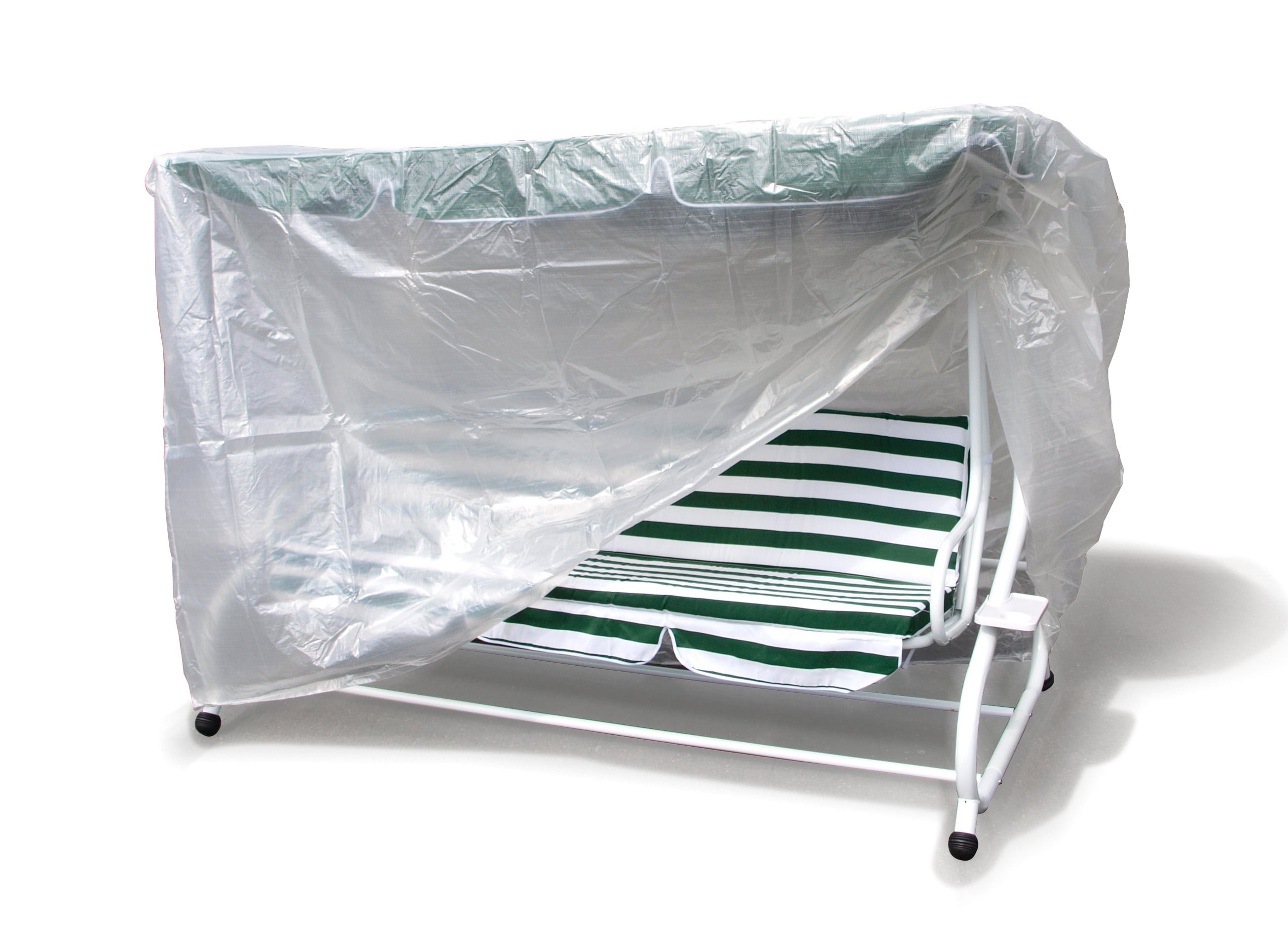 DEGAMO Abdeckhaube Hollywoodschaukel 3-stizer 215cm, PE transparent - Bild 1