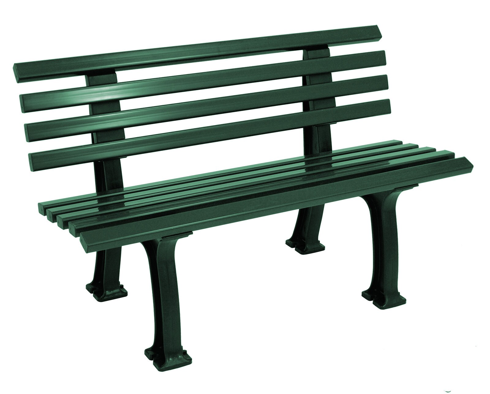 gartenmoebel-einkauf Bank IBIZA 2-sitzer, Kunststoff gr&uuml;n - Bild 1