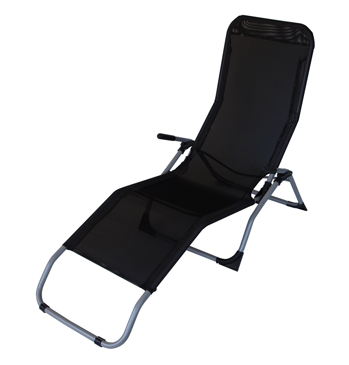 DEGAMO Gesundheitsliege SYLT, Stahl + Kunstgewebe schwarz, faltbar | 04050747477050