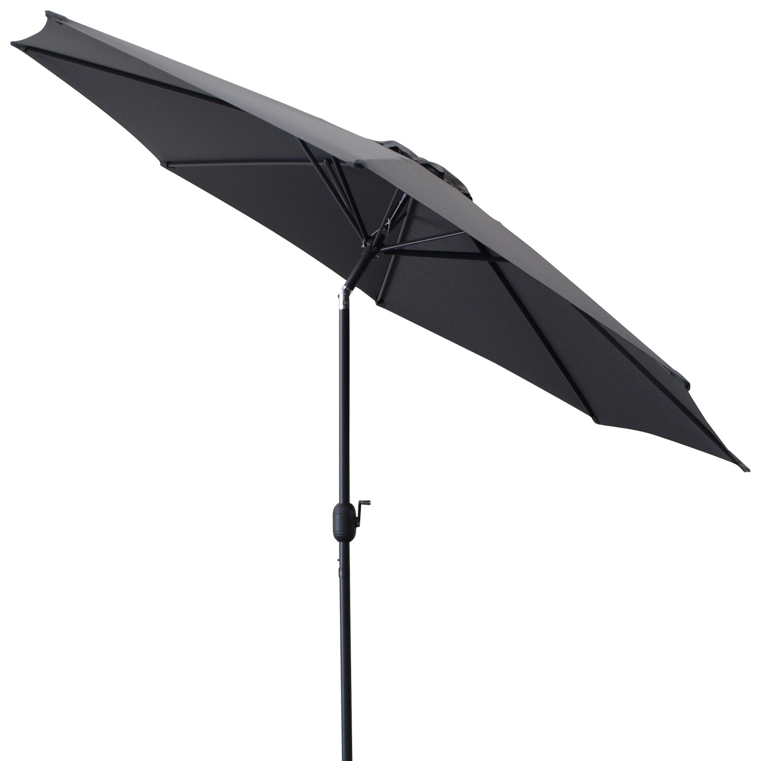 DEGAMO Marktschirm Aluminium 300cm knickbar, mit Kurbel, Material Bezug 100% Polyester, Gewicht 6kg - Bild 1