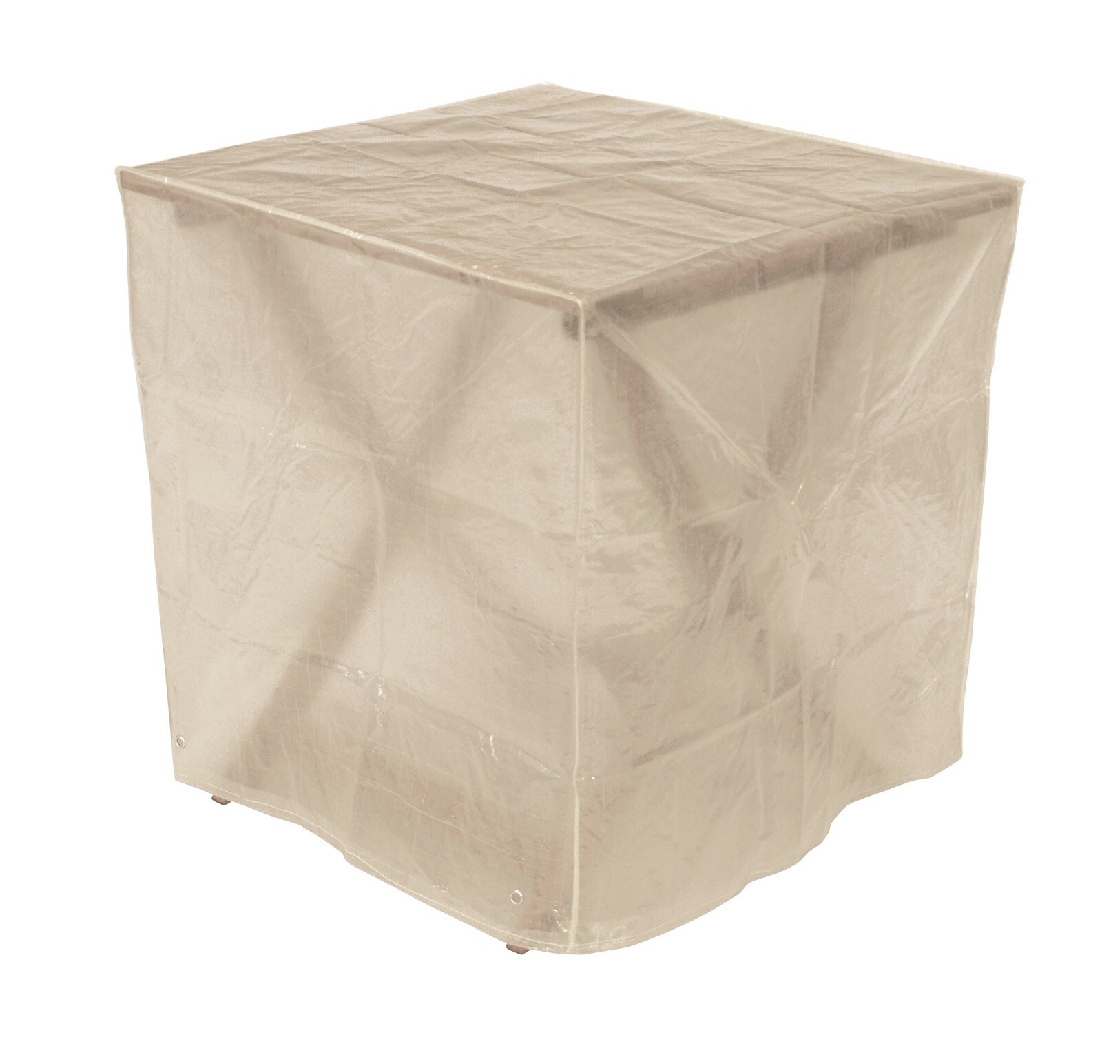 DEGAMO Abdeckhaube Tisch 70x70x70cm eckig, PE transparent - Bild 1