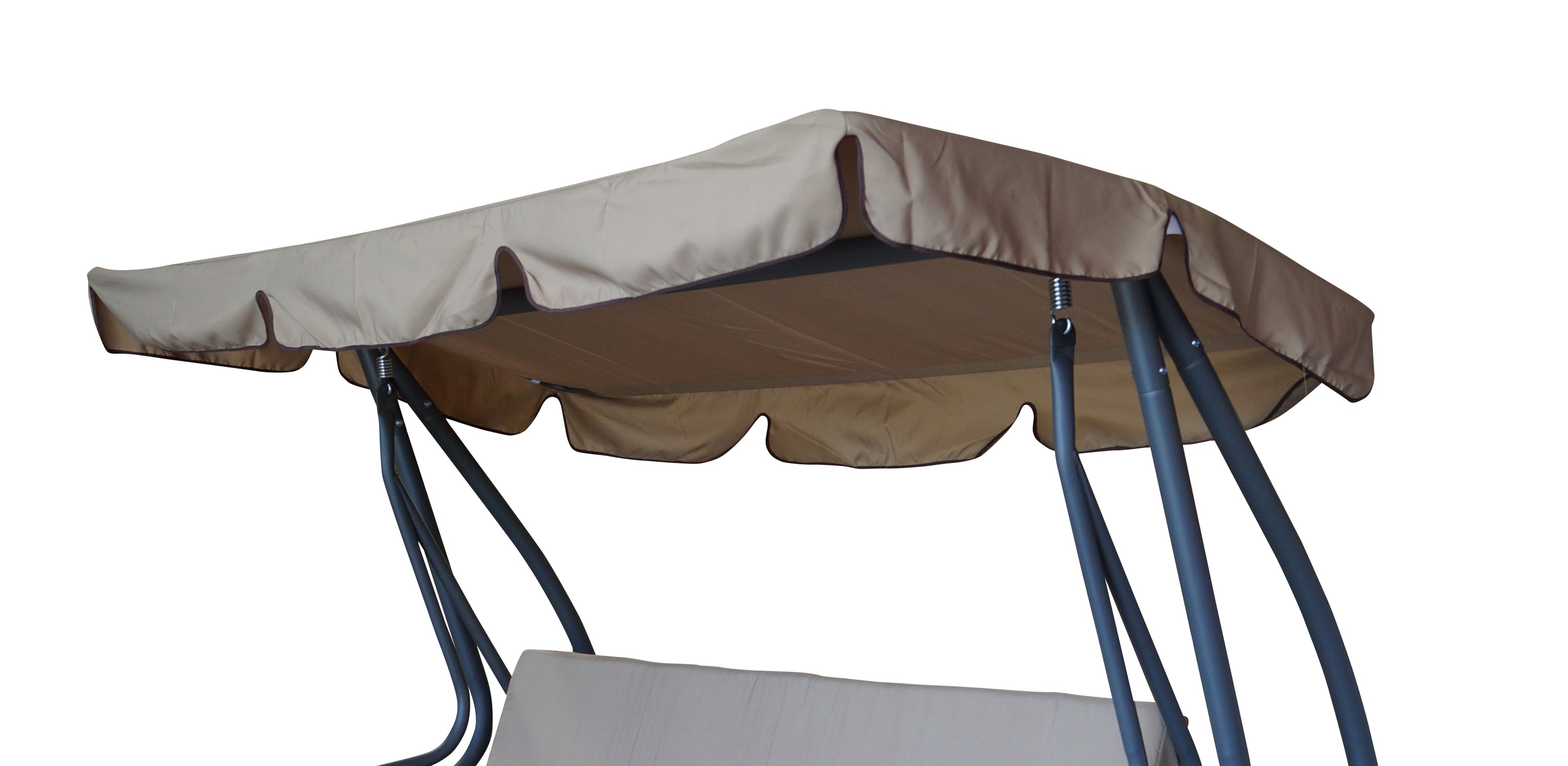 DEGAMO Dachplane f&uuml;r Hollywoodschaukel MIAMI 228x120cm, cremefarben - Bild 1