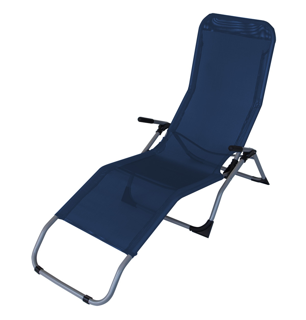 DEGAMO Gesundheitsliege SYLT, Stahl + Kunstgewebe blau, faltbar, 2 St&uuml;ck - Bild 1