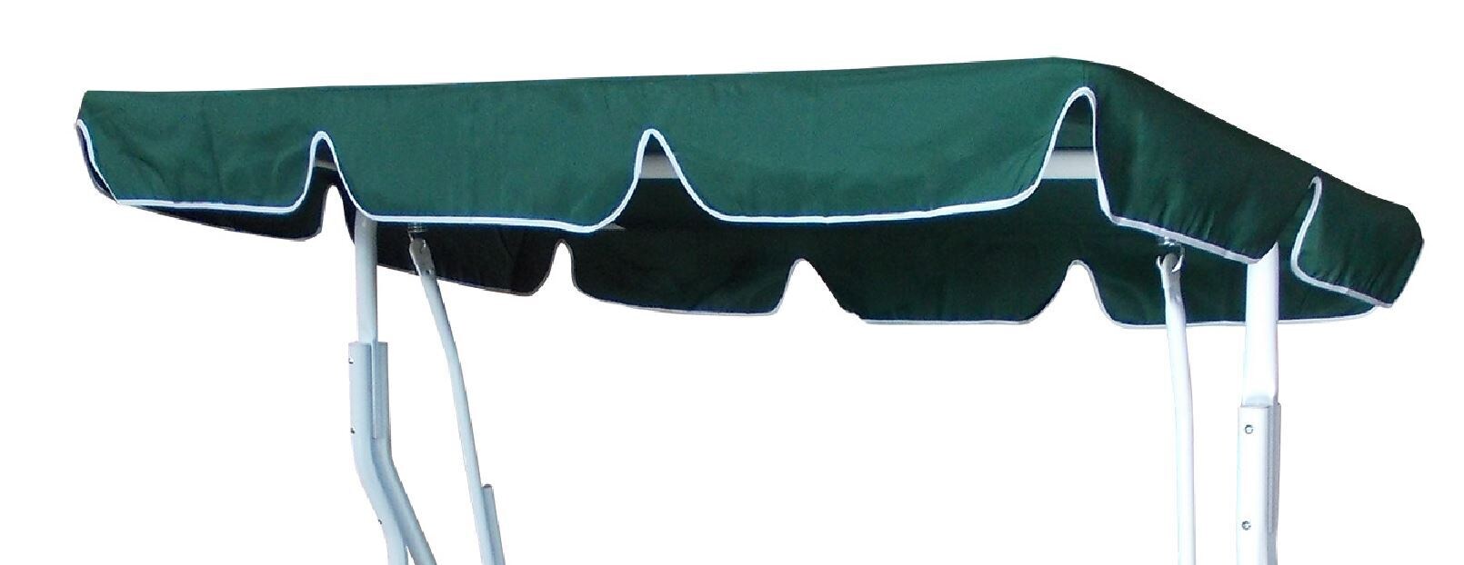 DEGAMO Dachplane für Hollywoodschauk FLORIDA 170x110cm, dunkelgrün | 04050747165100