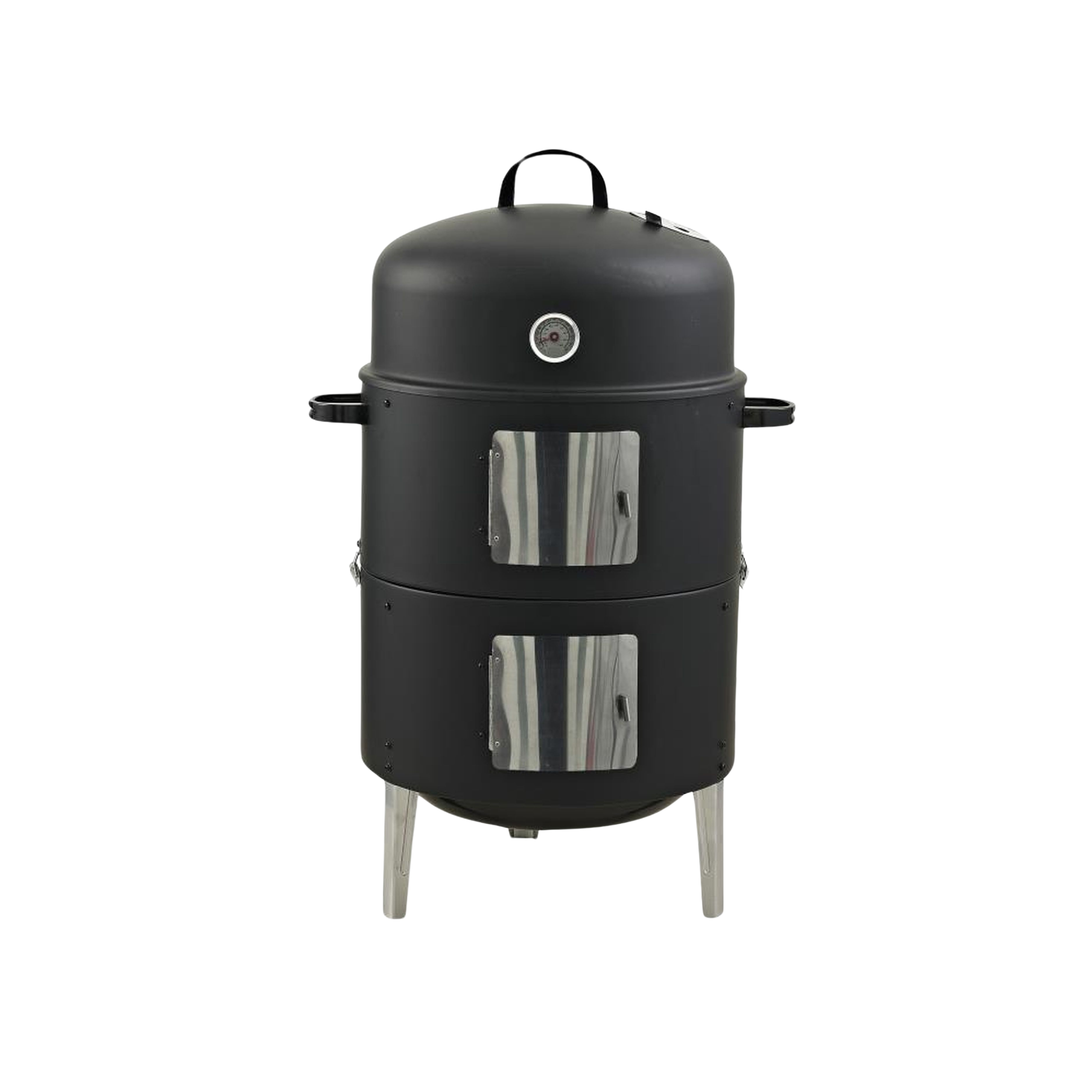 GL&Uuml;HZONE RS 400 - 3in1 Smoker Grill &ndash; Holzkohlegrill mit Deckel zum R&auml;uchern, Grillen und Garen f&uuml;r Garten & Balkon - Bild 1