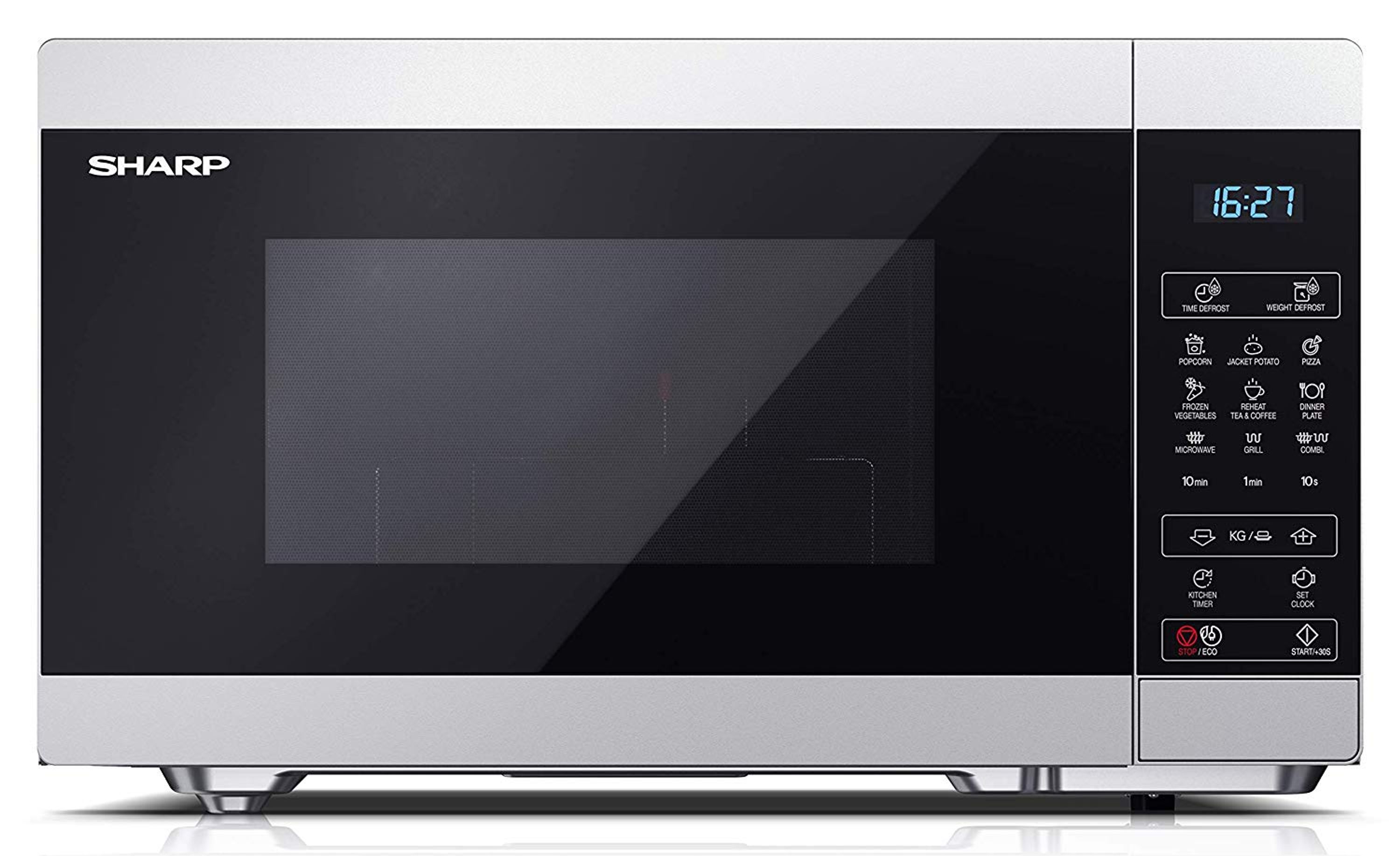 SHARP YC-MG81ES &ndash; Grill-Mikrowellenherd (28L, 1100W) &ndash; 11 Leistungsstufen, Grillfunktion - Bild 1