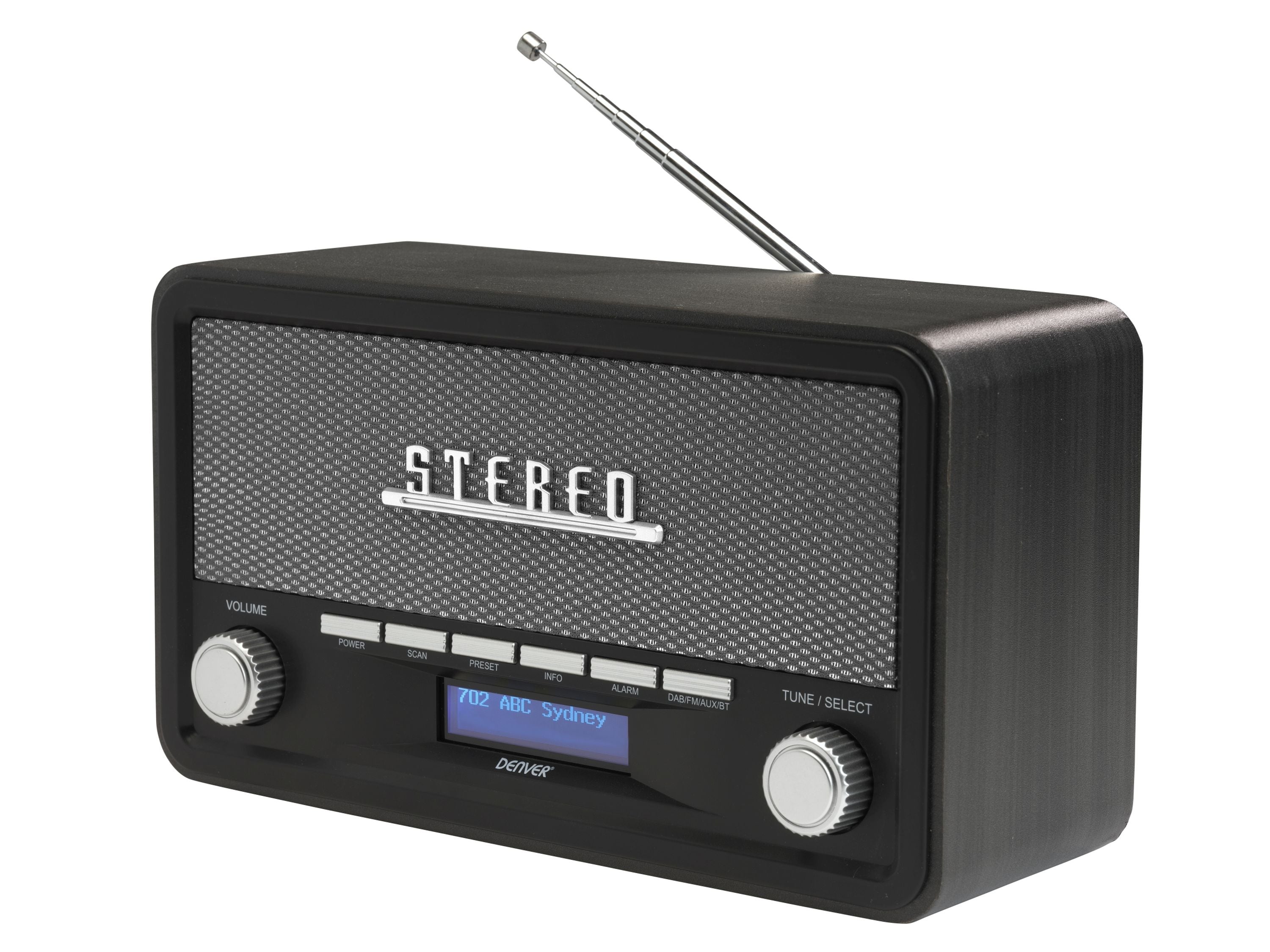DAB Retro Digitalradio mit Bluetooth, AUX und Weckfuntion - Bild 1