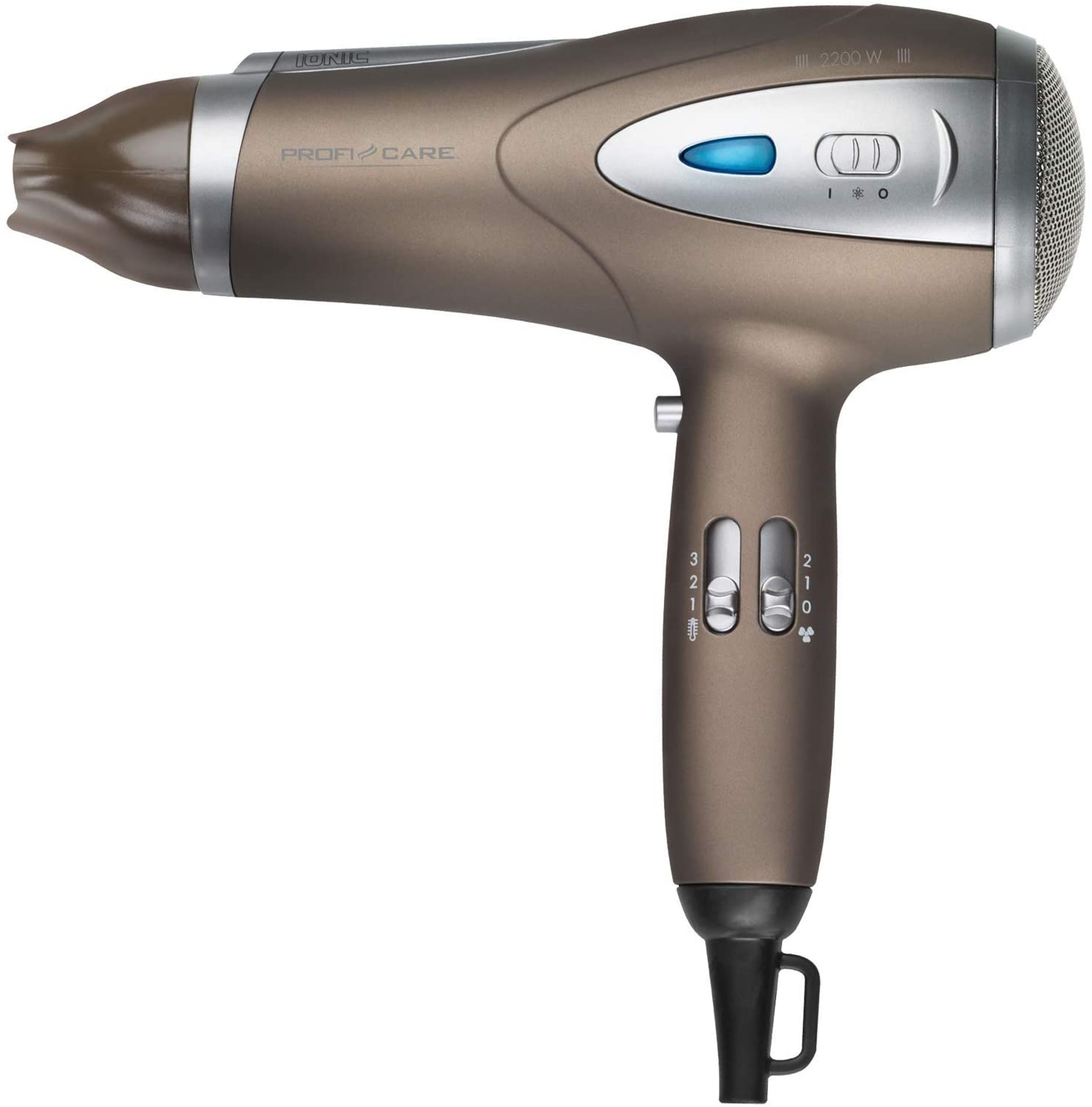 F&ouml;n Profi Haartrockner 2200 Watt Ionen F&ouml;hn Proficare PC-HTD 3113 BRAUN - Bild 1