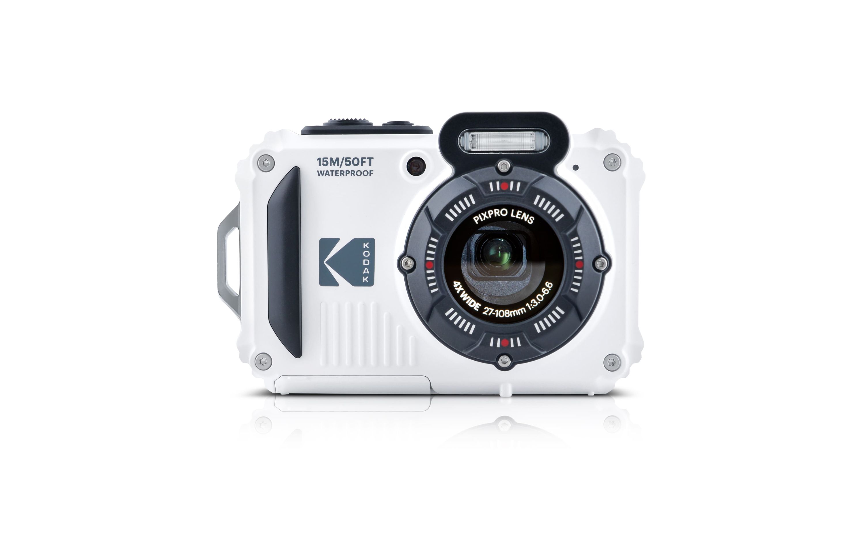 Kodak Pixpro WPZ2 Digitalkamera wei&szlig;-16MP, 1080p HD Video, 4-fach optischer Zoom - Bild 1