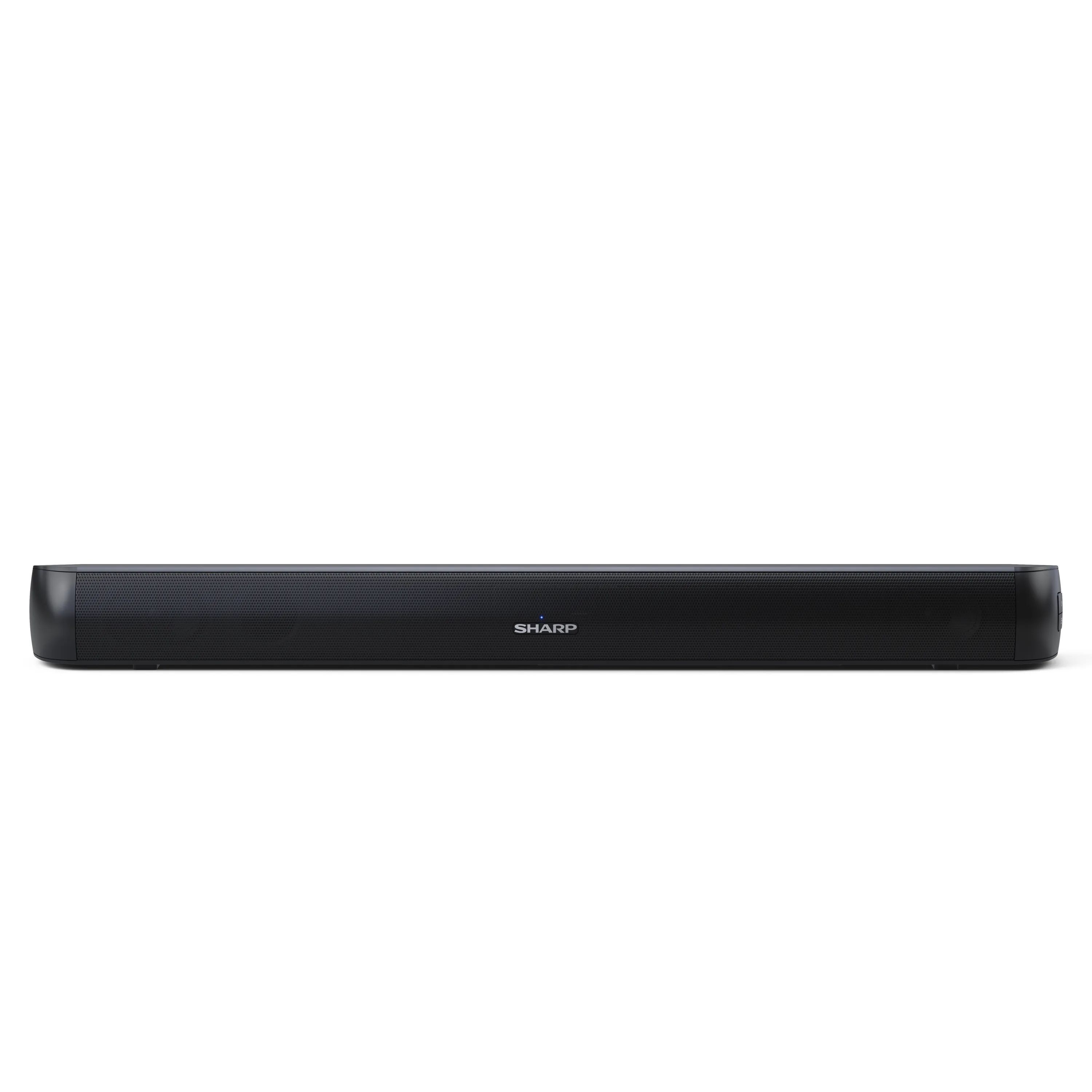 SHARP HT-SB107 &ndash; 2.0 kompakte Soundbar &ndash; 90W, digitaler optischer Eingang, ideal f&uuml;r TVs & Monitore bis 32 Zoll - Bild 1