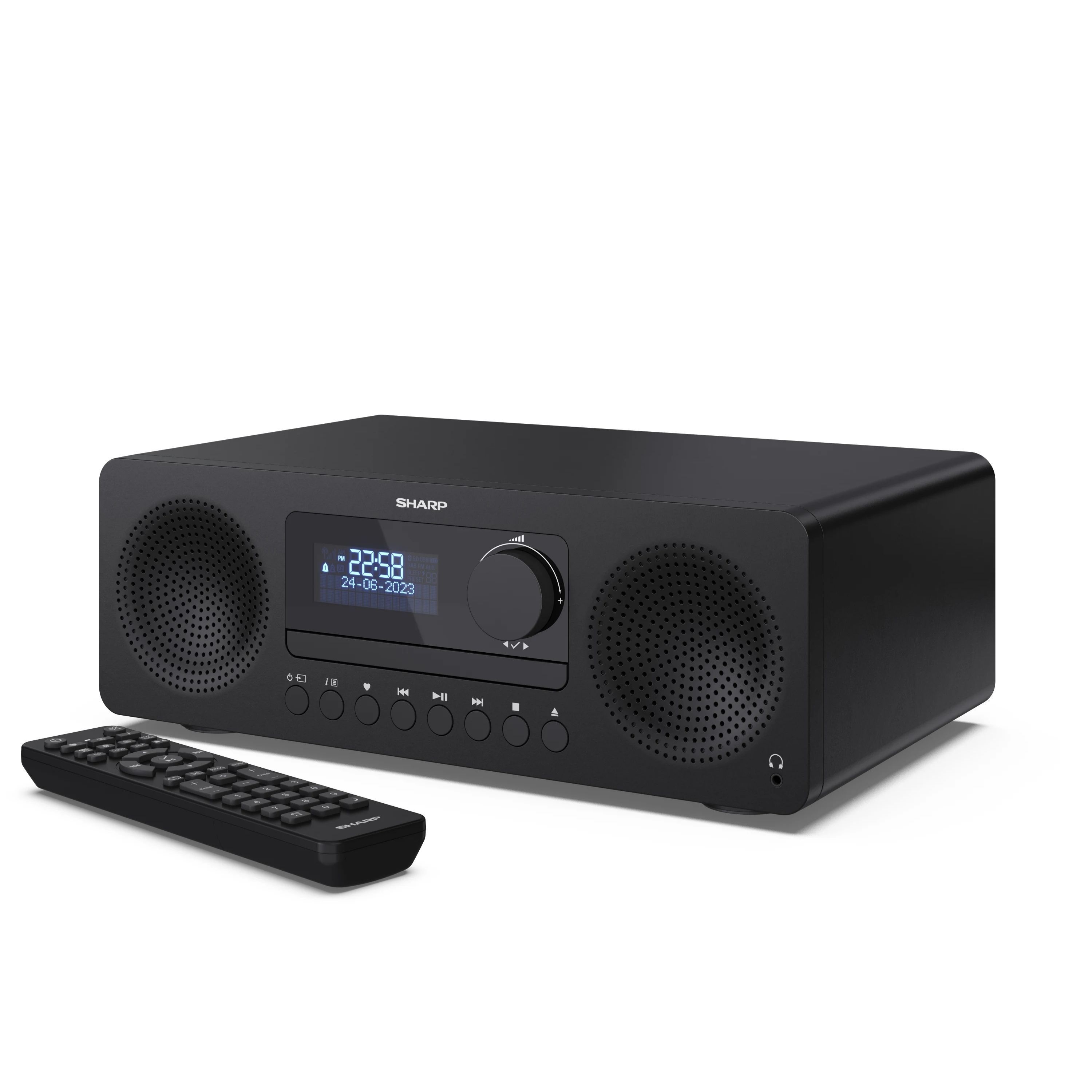 SHARP XL-B720D &ndash; Kompaktanlage mit DAB+/FM, Bluetooth 5.0, CD-Player & USB-Wiedergabe &ndash; 60W, All-in-One Hi-Fi System - Bild 1
