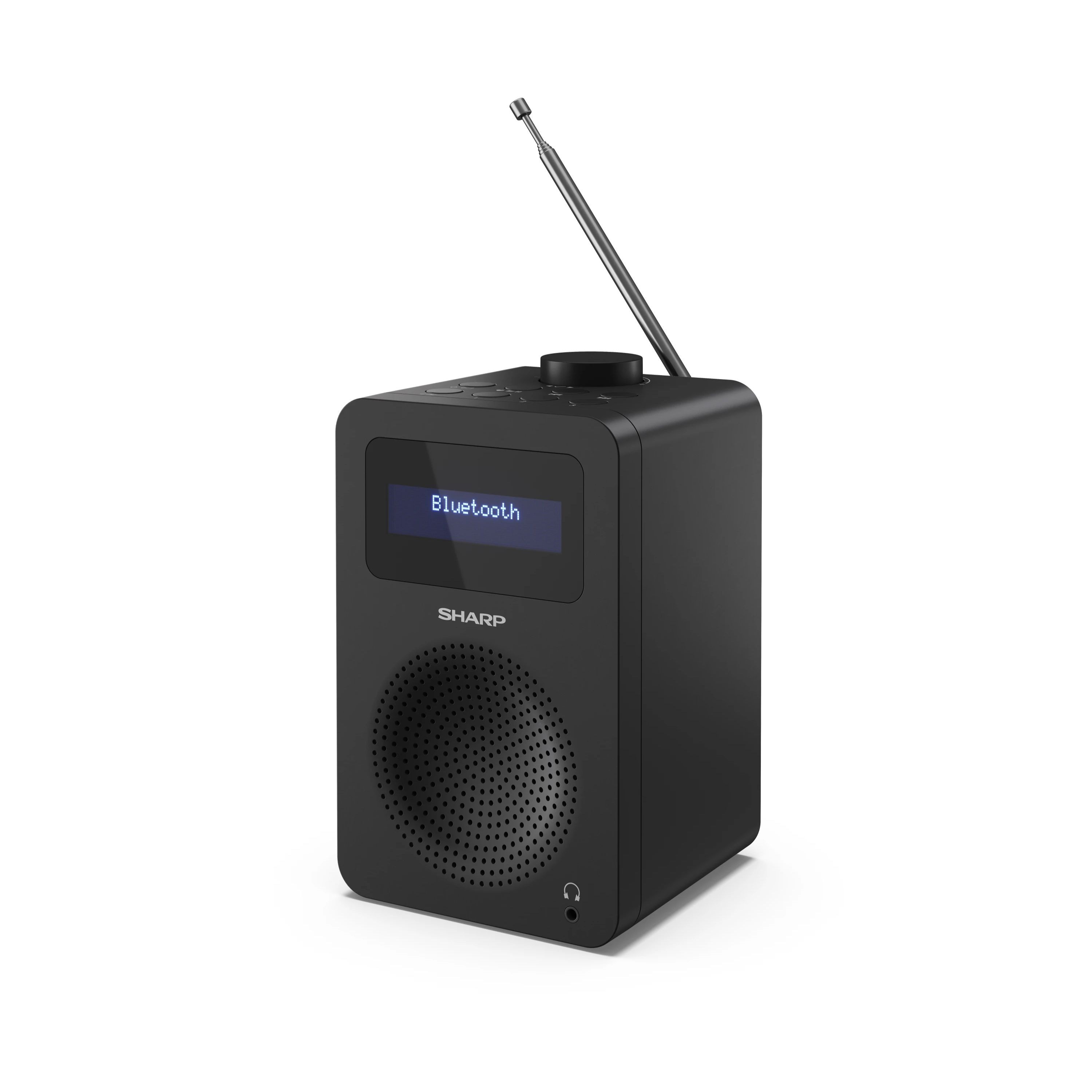 SHARP DR-430BK &ndash; Digitalradio mit DAB+/FM & Bluetooth &ndash; 20 Senderspeicher, 5-Watt-Lautsprecher, Kopfh&ouml;reranschluss - Bild 1