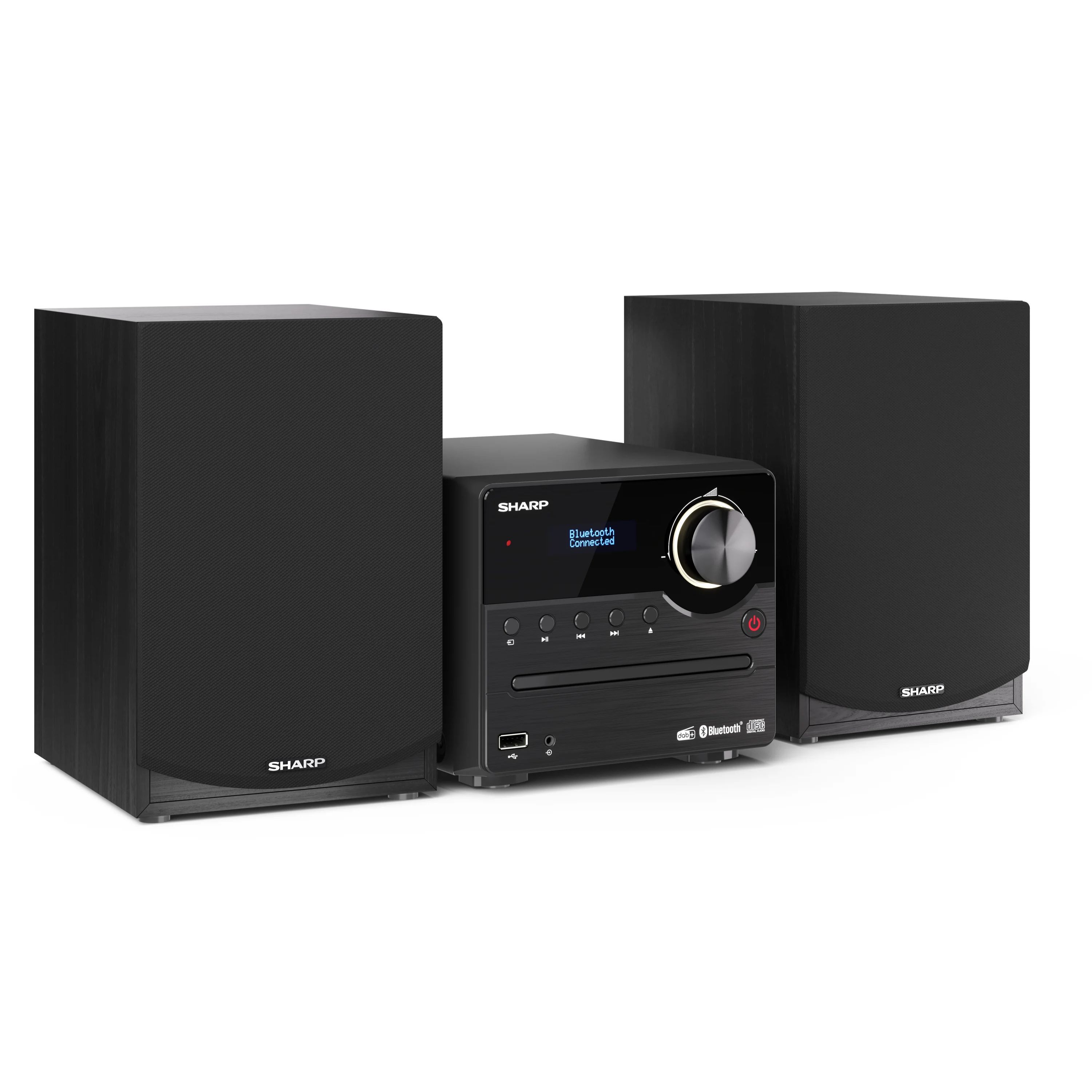 SHARP XL-B517D(BK) - Hi-Fi Kompaktanlage mit DAB+/FM -  Bluetooth 5.0, CD-Player & USB-Wiedergabe, 60 Senderspeicher - Bild 1