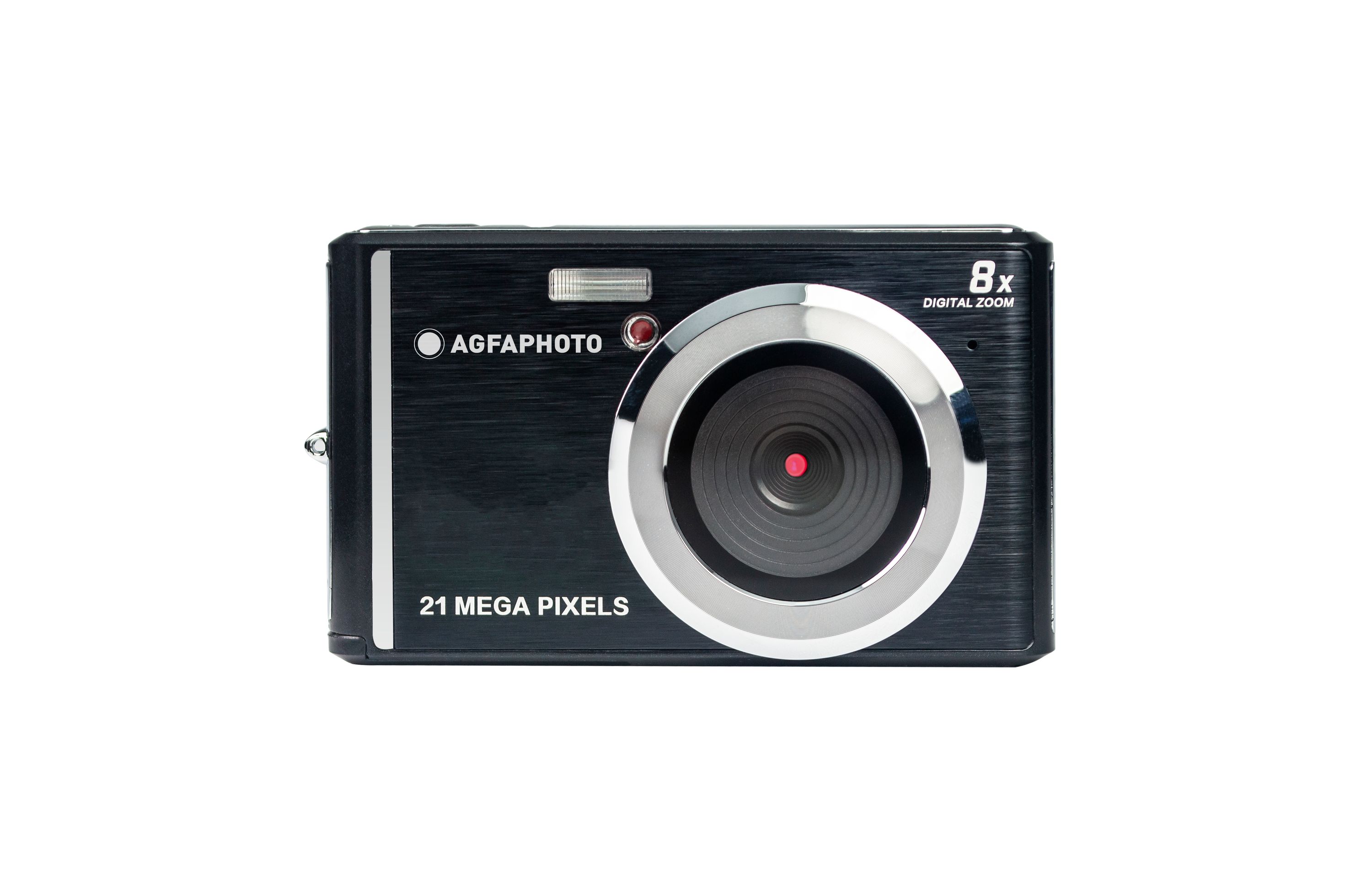 AgfaPhoto Realishot DC5200 - 21 MP Digitalkamera Schwarz mit CMOS-Sensor & 8-fachem Digitalzoom - HD 720p Videoaufnahme - Bild 1