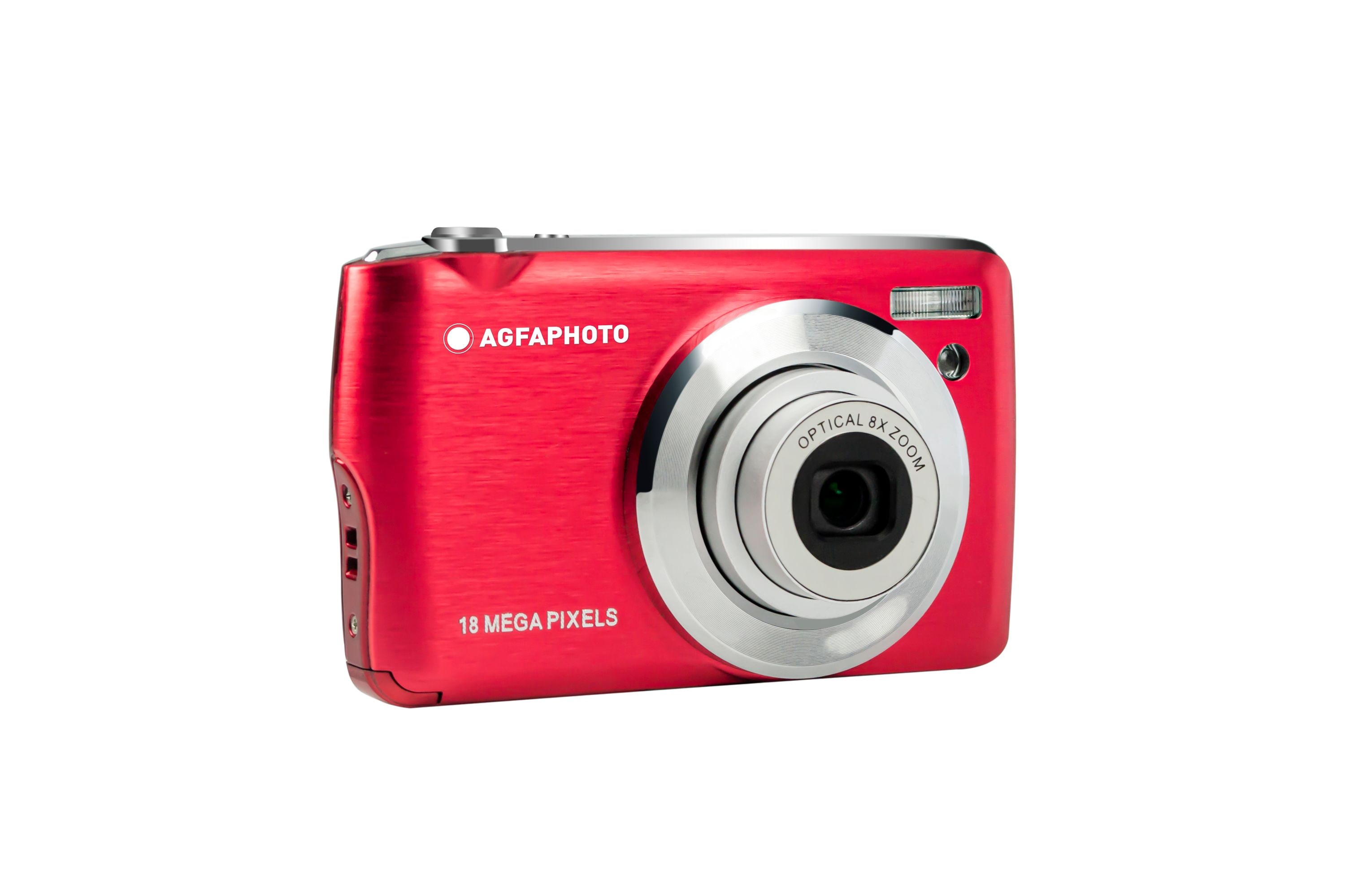 AgfaPhoto Realishot DC8200 - 21 MP Digitalkamera Rot, CMOS Sensor, 8X Optischer Zoom, Full HD Videoaufnahme - Bild 1