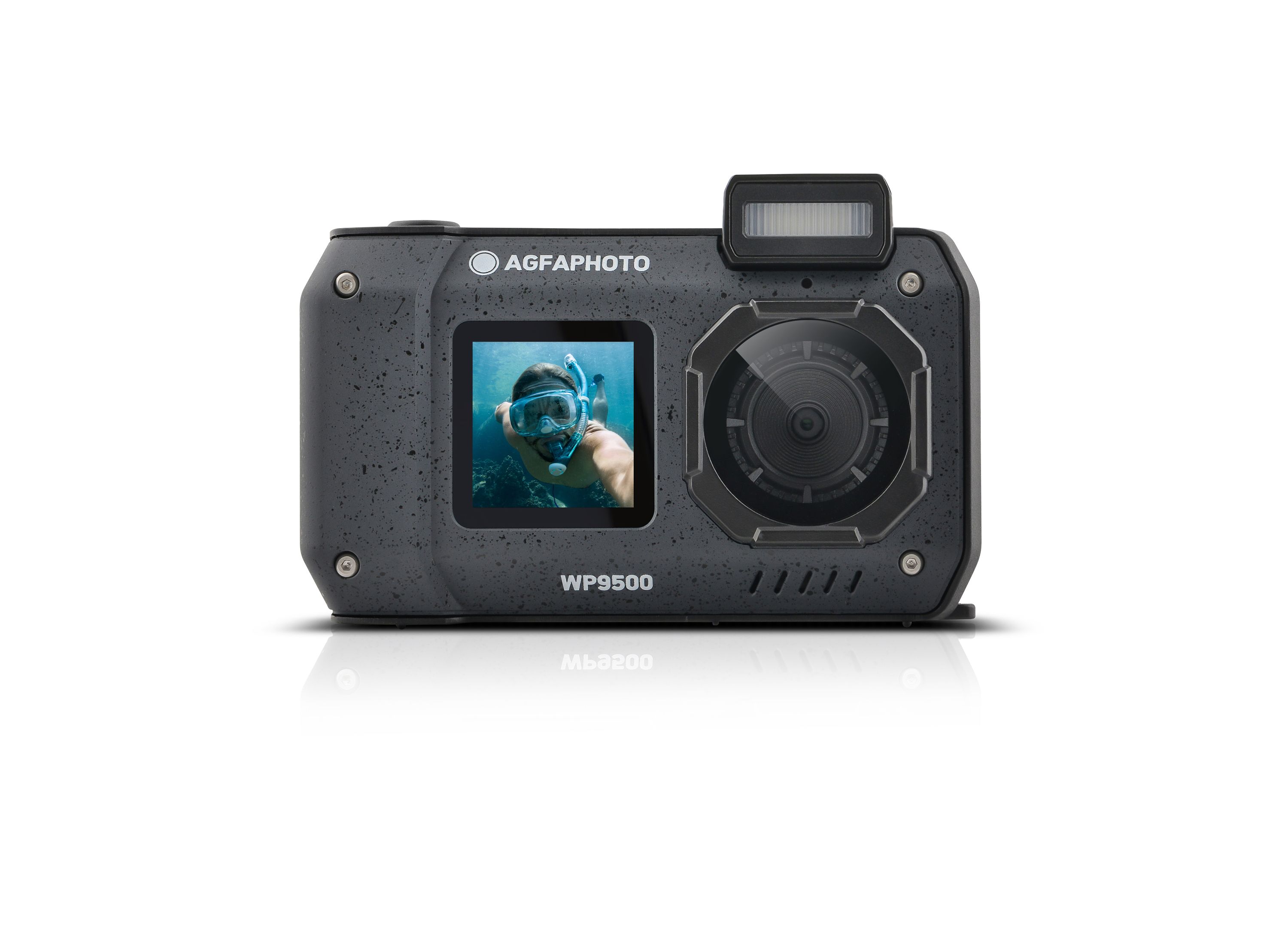 AgfaPhoto Realishot WP9500 &ndash; Wasserdichte Digitalkamera Schwarz - 24 MP, 18X Digitalzoom, 4K Videoaufnahme - Bild 1