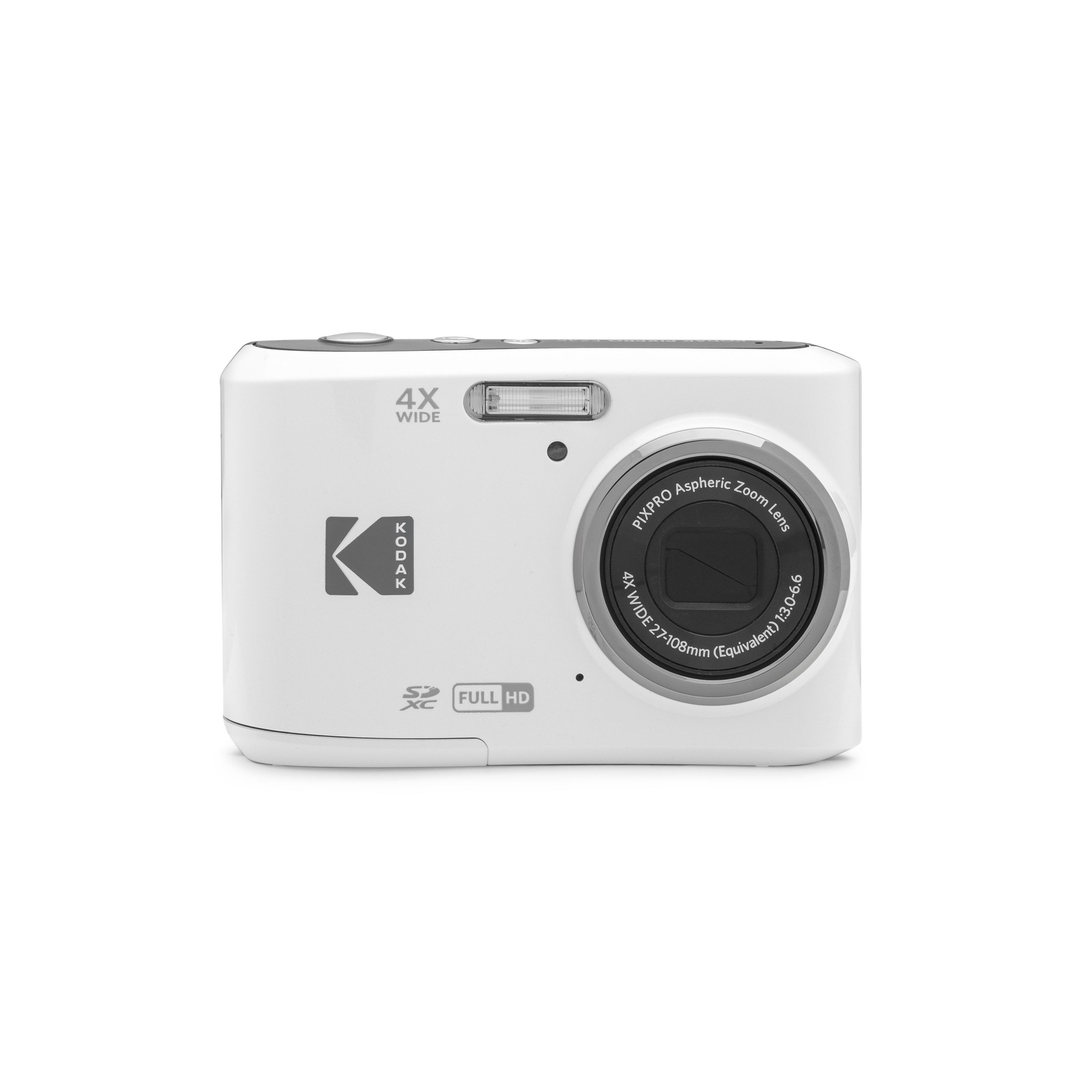 Kodak PIXPRO FZ45 Wei&szlig; - Kompaktdigitalkamera 16 MP mit 4x optischem Zoom - 27mm Weitwinkelobjektiv, 1080p Full HD-Video - Bild 1