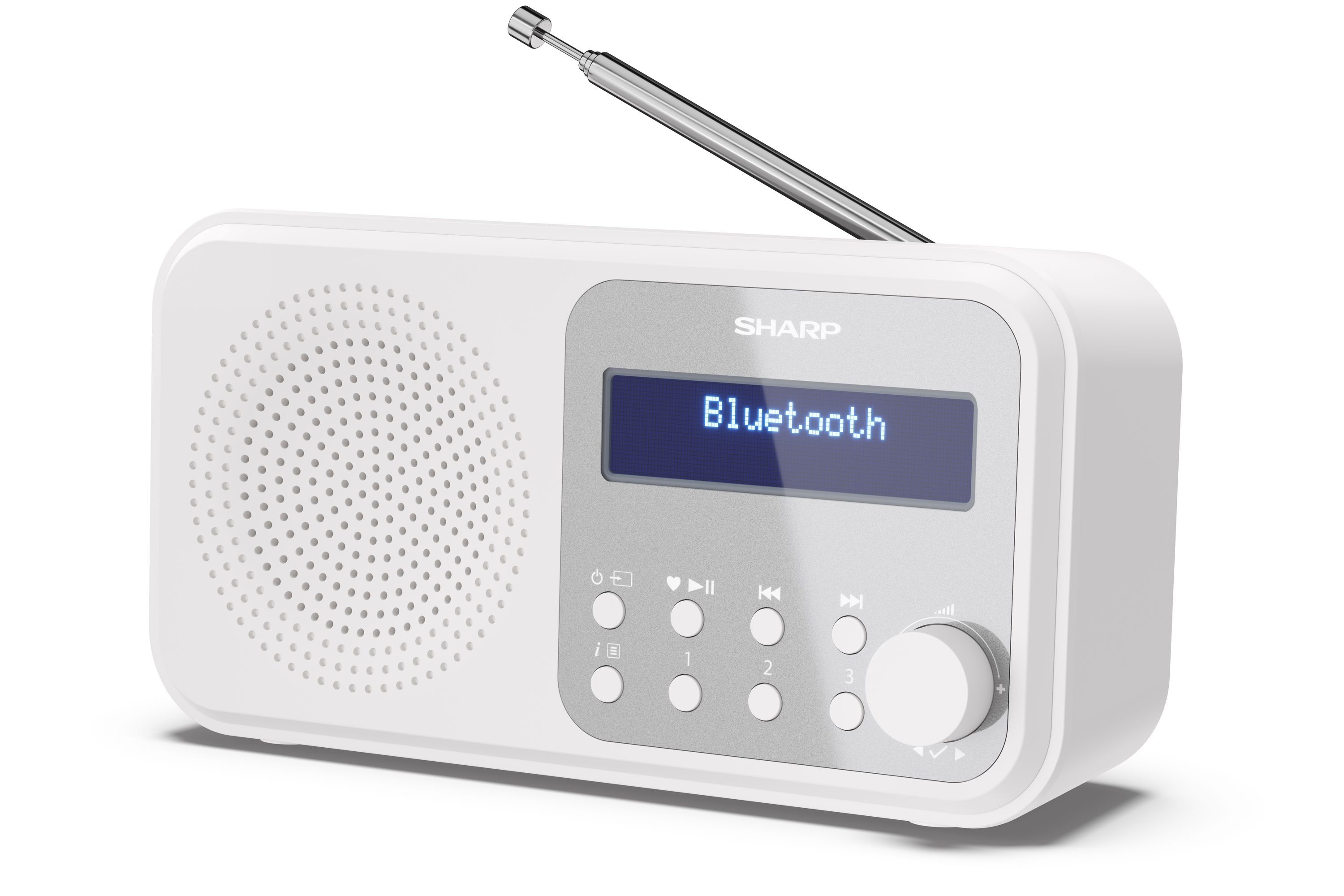Tragbares Digitalradio DAB+/FM Bluetooth Akkubetrieb TOKYO 2W - Sharp DR-P420WH - Bild 1