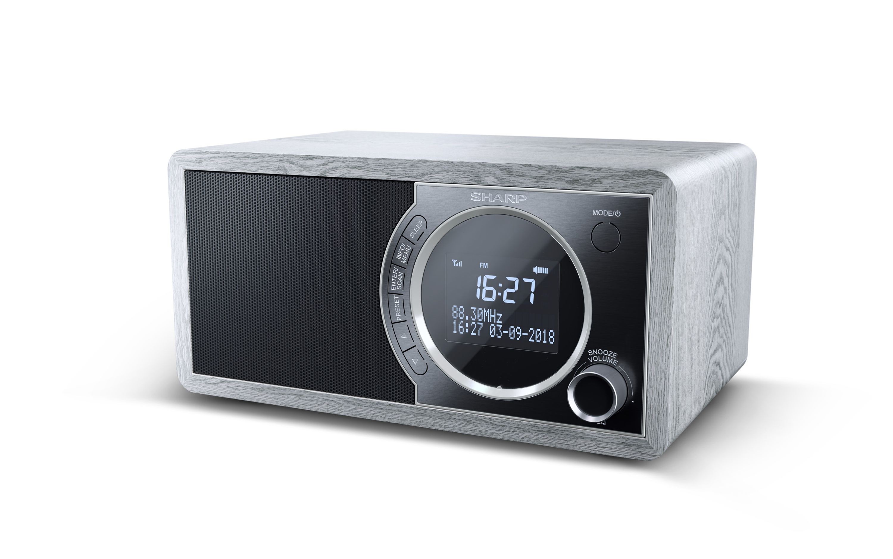 DAB+ Digitalradio tragbar Bluetooth 4.2 FM RDS 20 Speicher 6W - Sharp DR-450GR - Bild 1