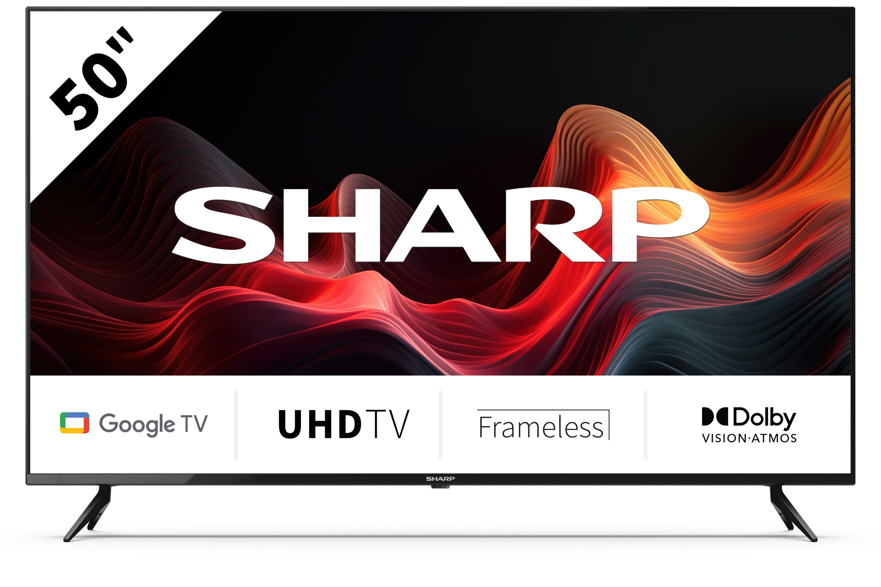 Sharp 50GL4060E - 50 Zoll 4K Ultra HD LED Google TV Smart TV Fernseher Dolby Vision Dolby Atmos HDMI 2.1 - Bild 1