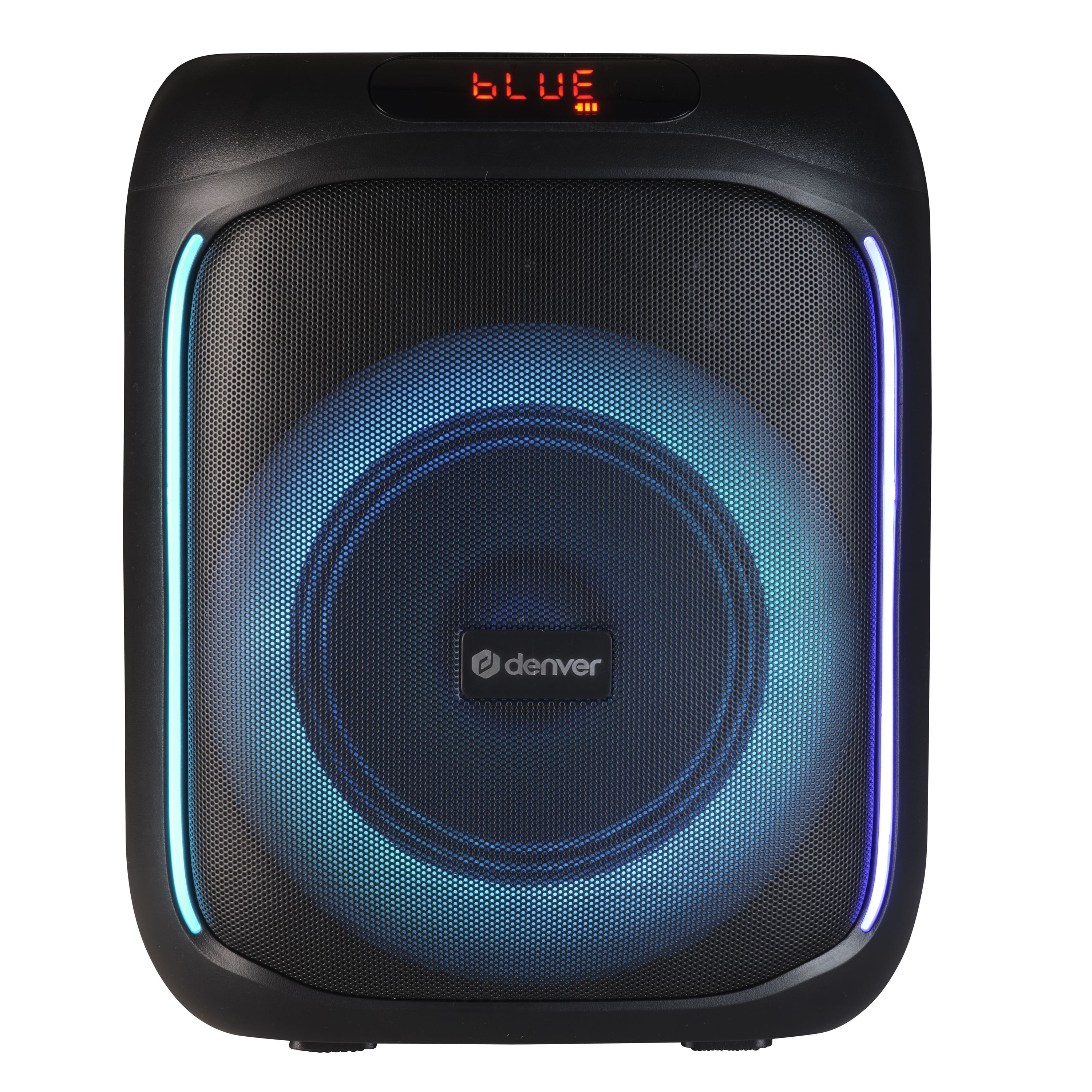 Denver BPS-165 - Bluetooth Party Lautsprecher Musikbox mit LED Lichtshow TWS Stereo Mikrofon Akku 200W - Bild 1