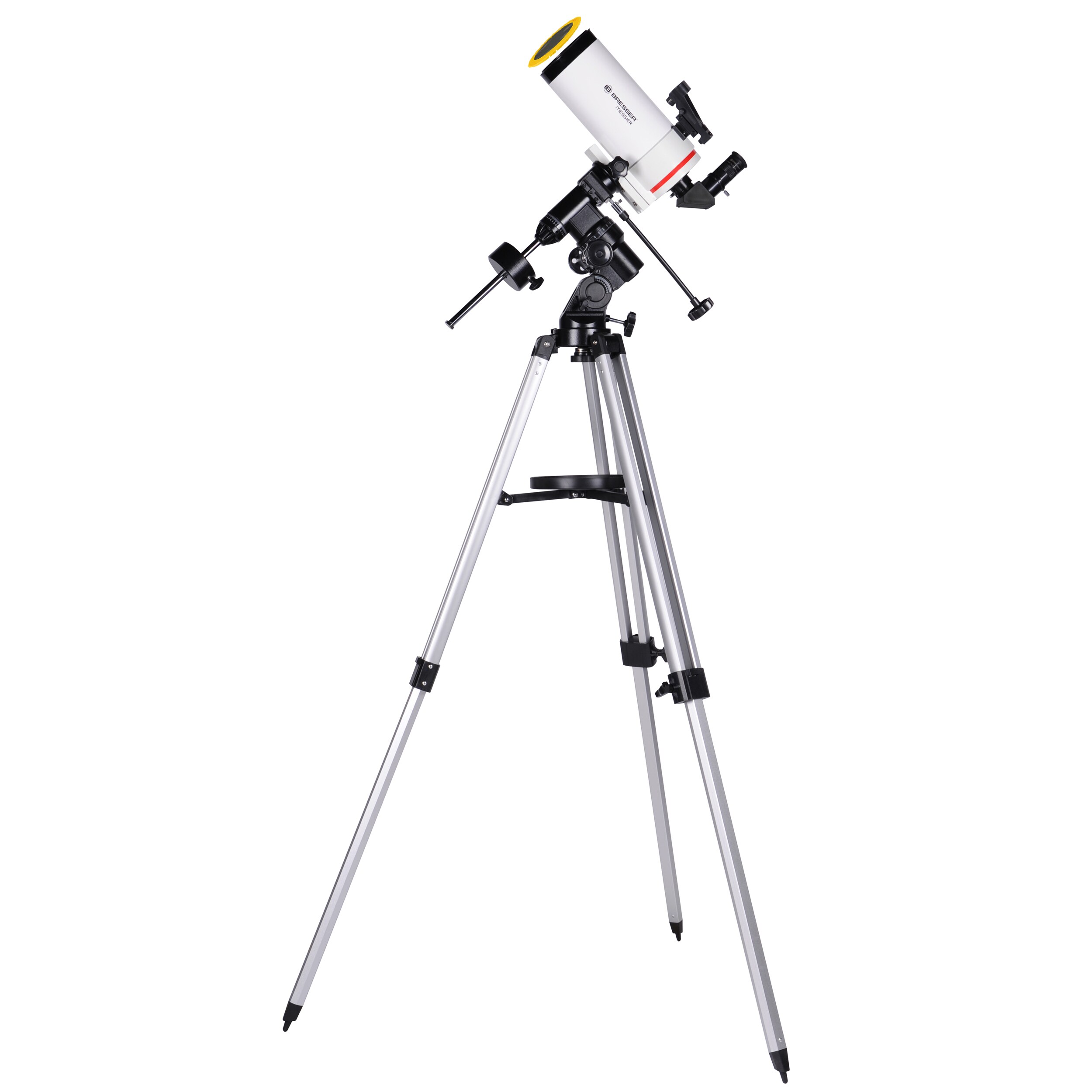 BRESSER Messier MC-100/1400 EQ3 Maksutov-Cassegrain Teleskop mit Smartphone-Adapter & Sonnenfilter - Bild 1