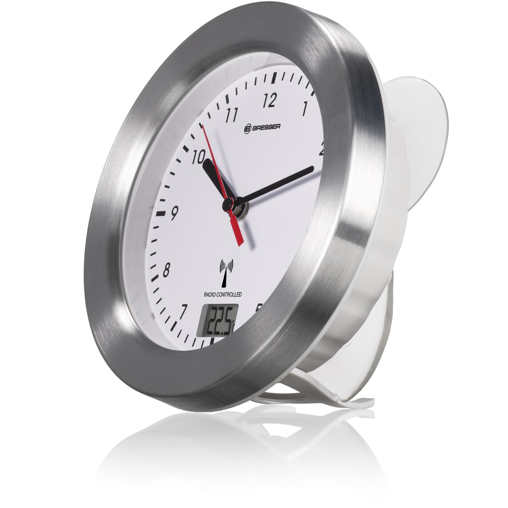 BRESSER MyTime Bath weiß Funk-Baduhr | 04007922028545