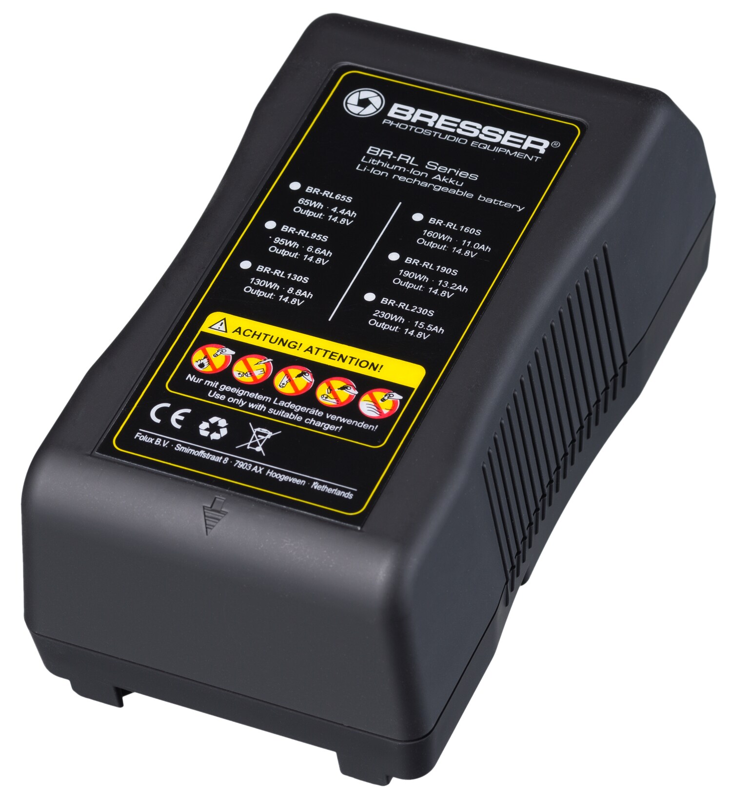 BRESSER BR-RL95WH V-Lock Akku, 6.6Ah, 14.8V | 04007922038834