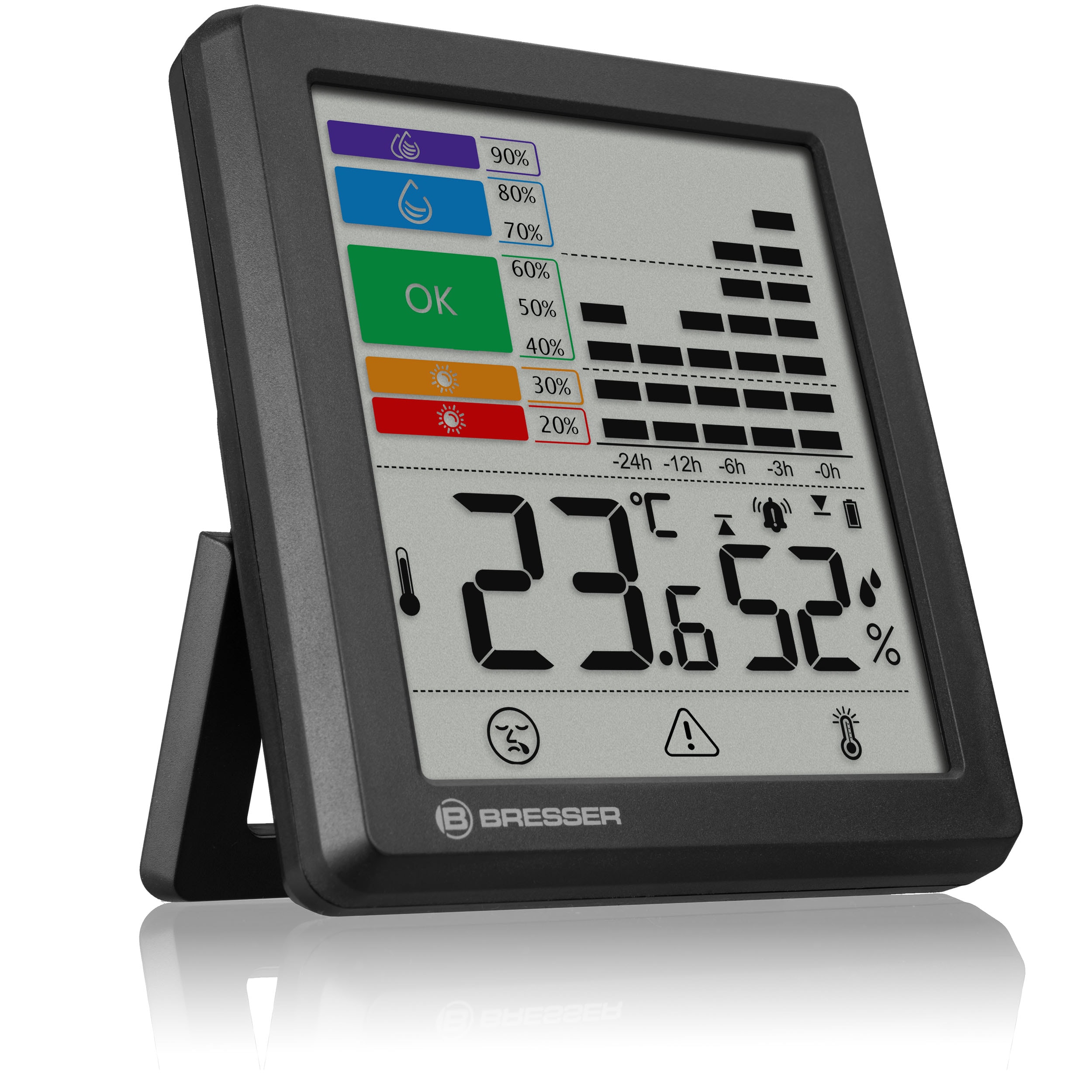 BRESSER Thermo-Hygrometer mit Schimmelalarm - Bild 1