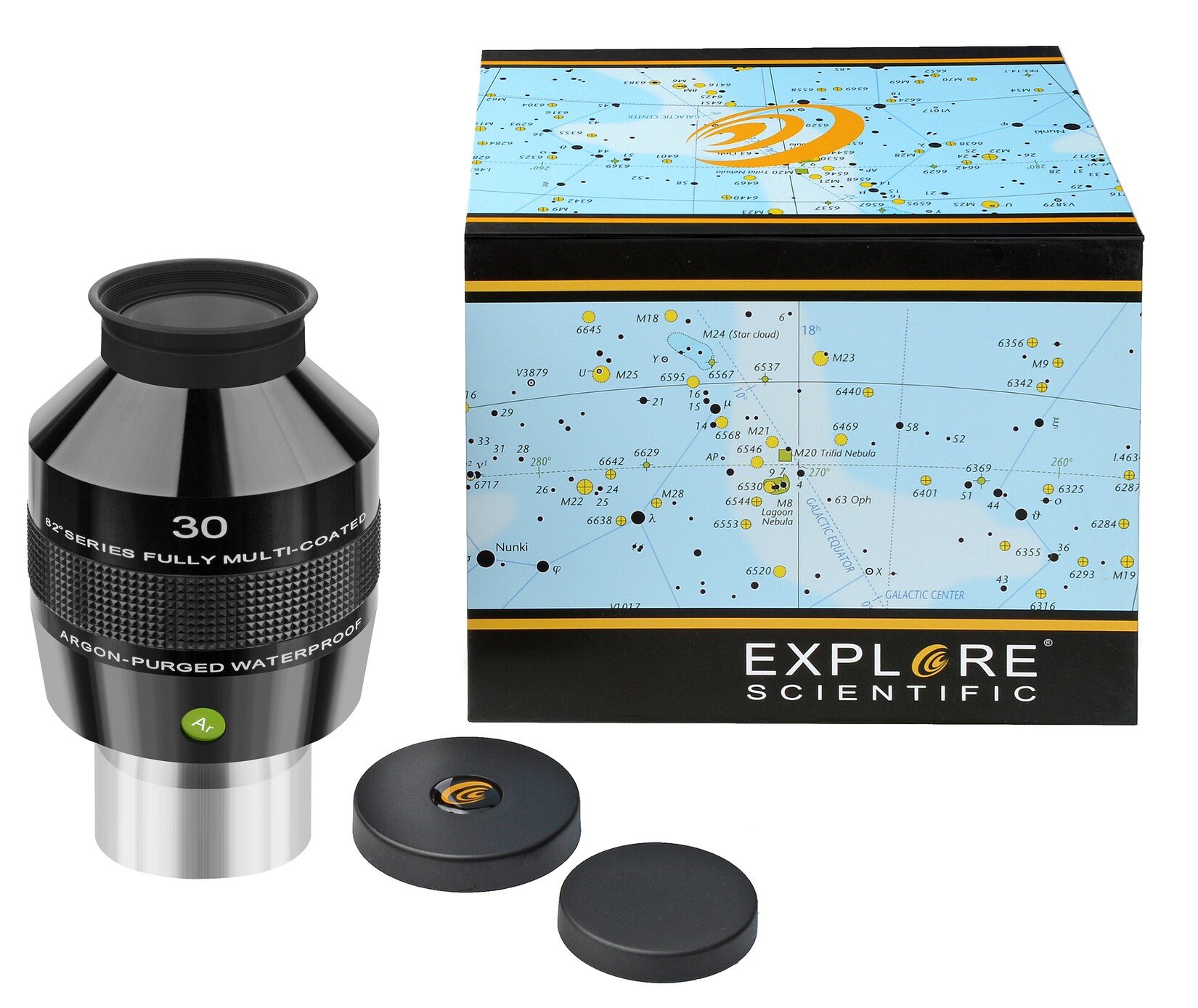 EXPLORE SCIENTIFIC 82° Ar Okular 30mm (2″) | 04007922199764