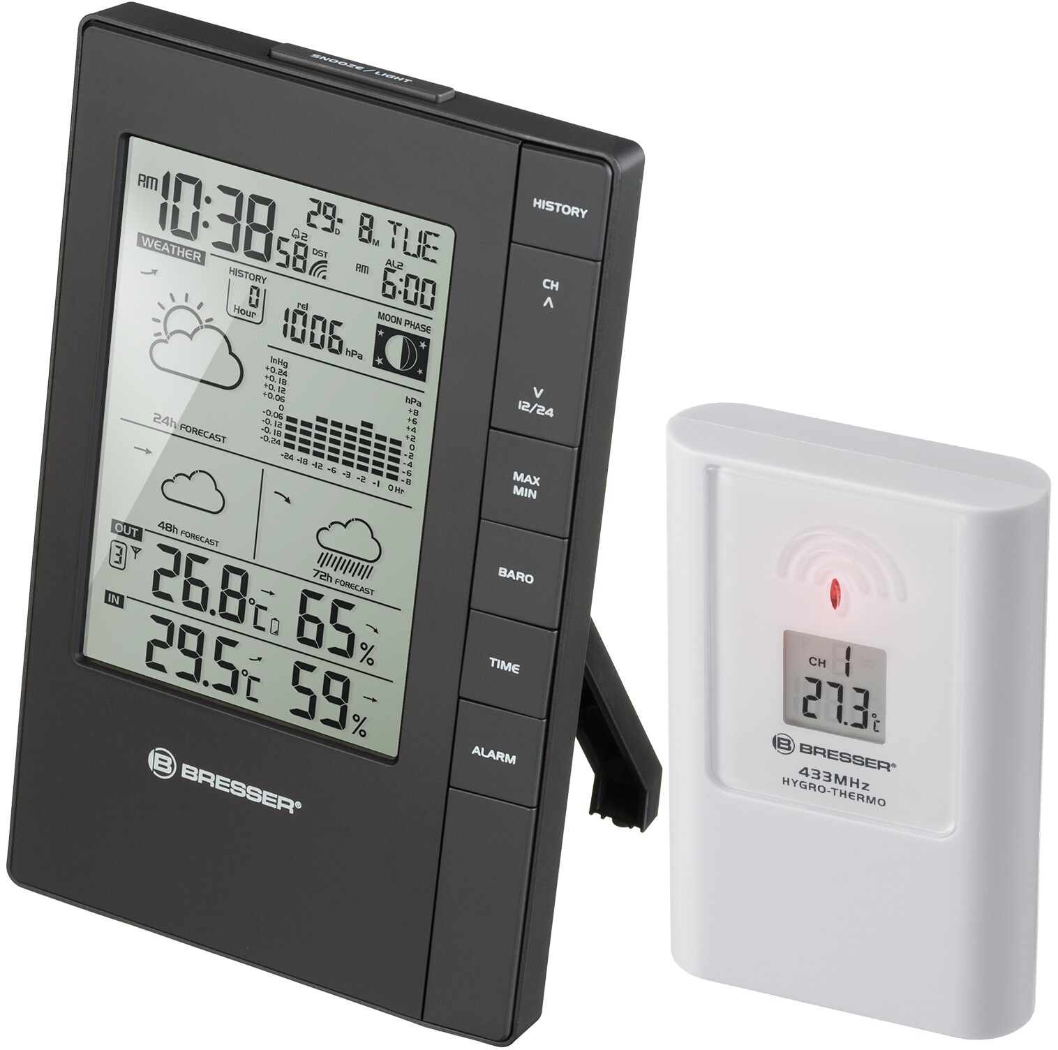 BRESSER Tendence FSX Wetterstation mit 3-Tages-Vorhersage | 04007922059273