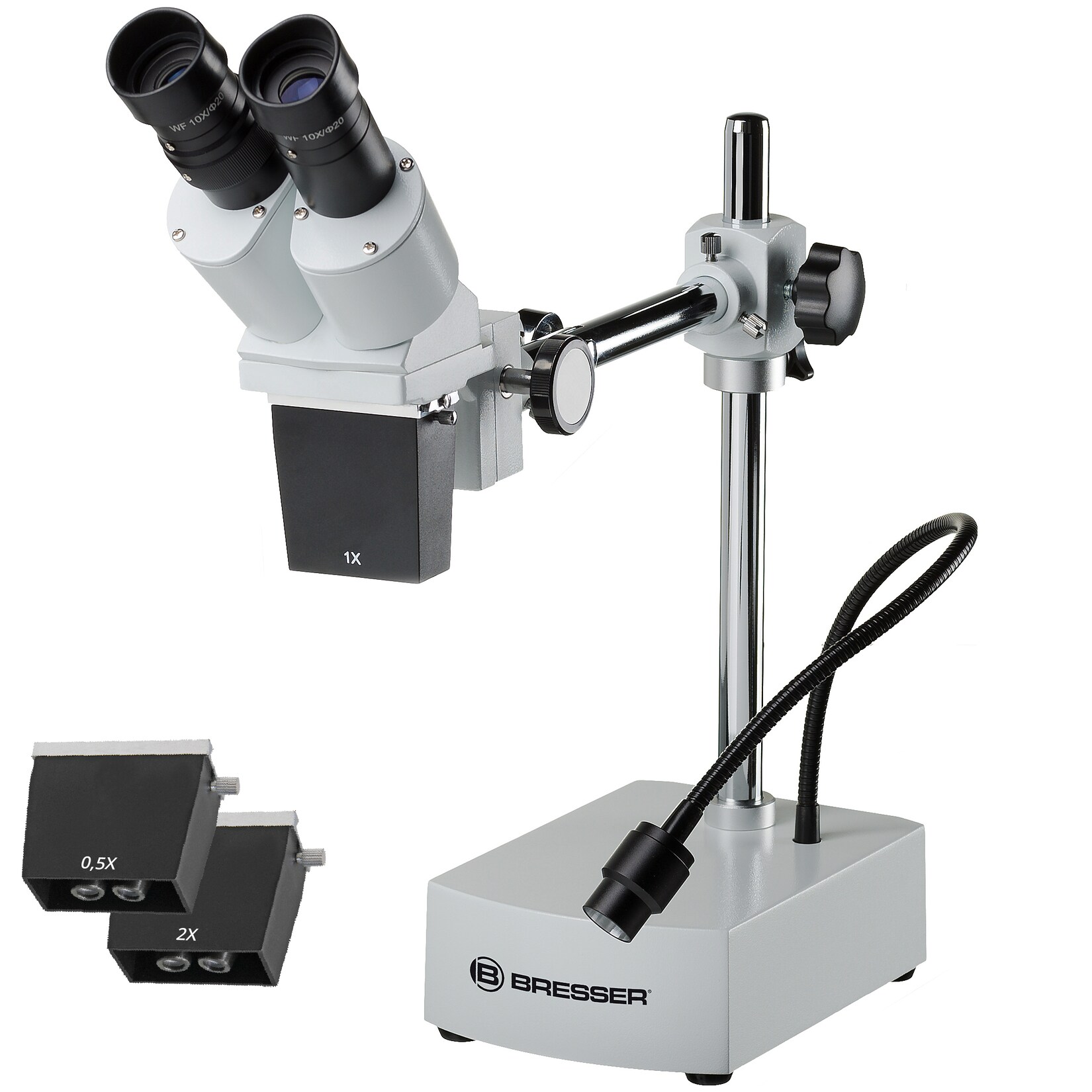 BRESSER Biorit ICD-CS 5x-20x Auflicht Mikroskop LED (30.5) | 04007922061016