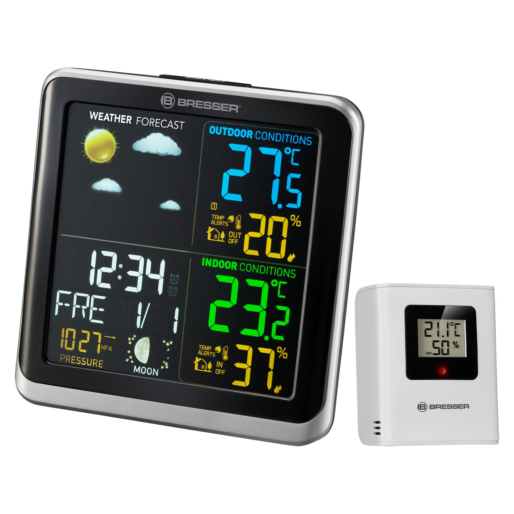 BRESSER ClimaTemp TB Wetterstation mit LCD-Farbdisplay | 04007922061993