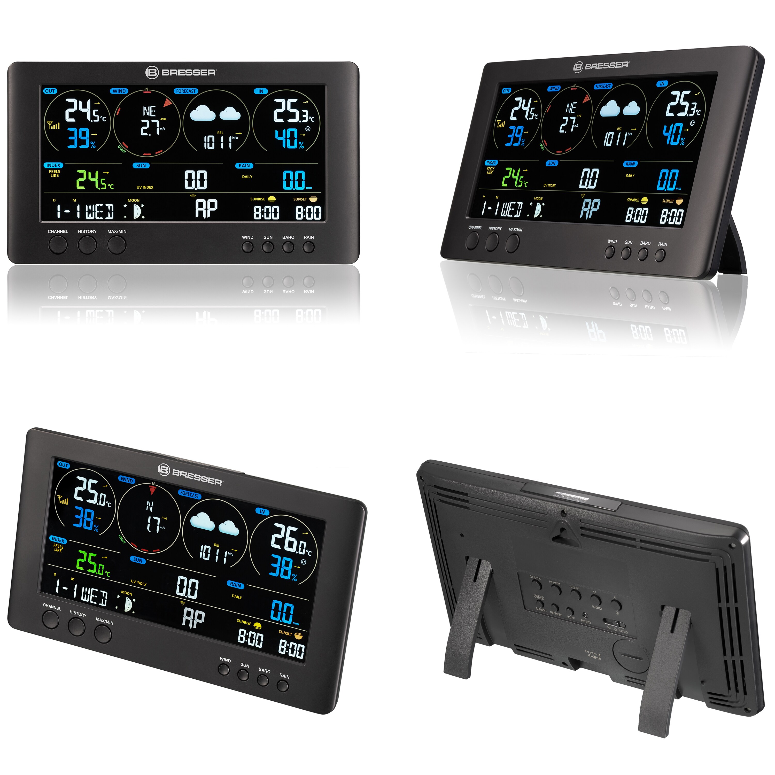 BRESSER zus&auml;tzliche / Ersatz-Basisstation f&uuml;r 7002586 WLAN ClearView Wetterstation - Bild 1
