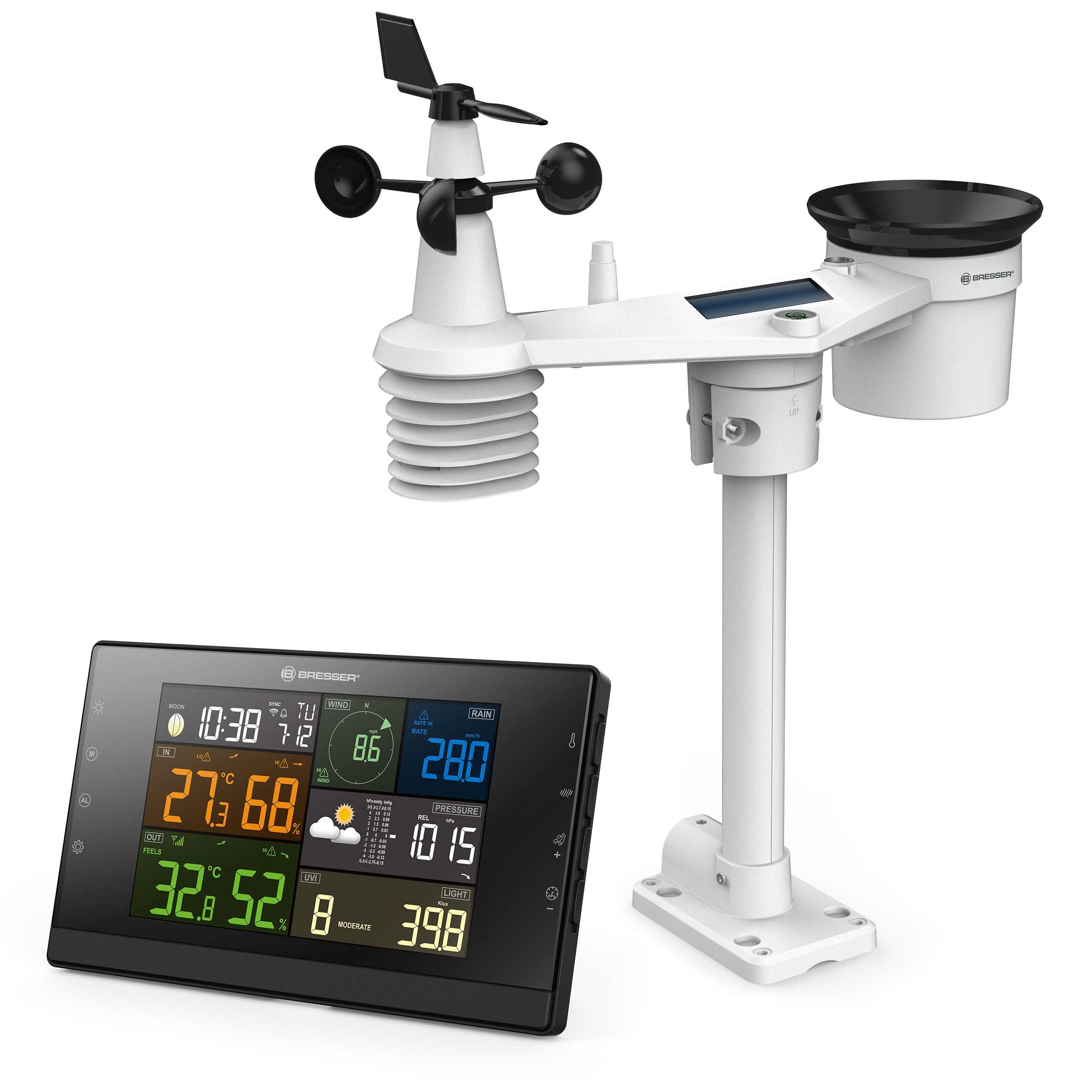 BRESSER WLAN-Wetterstation Profi-WSC mit 7-in-1-Sensor - Bild 1