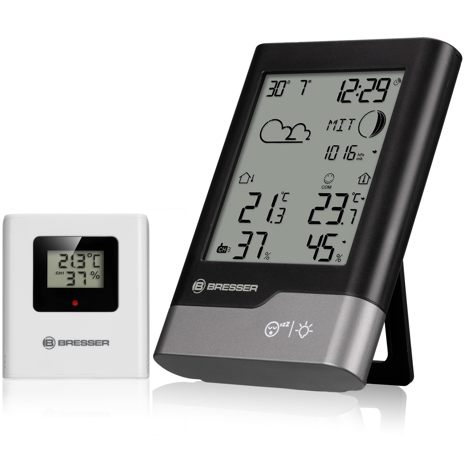 BRESSER Funkwetterstation schwarz/grau - Bild 1