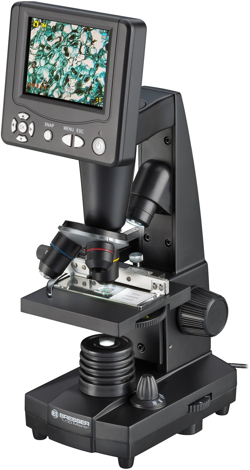 BRESSER LCD-Schülermikroskop 8.9cm (3.5″) | 04007922151953