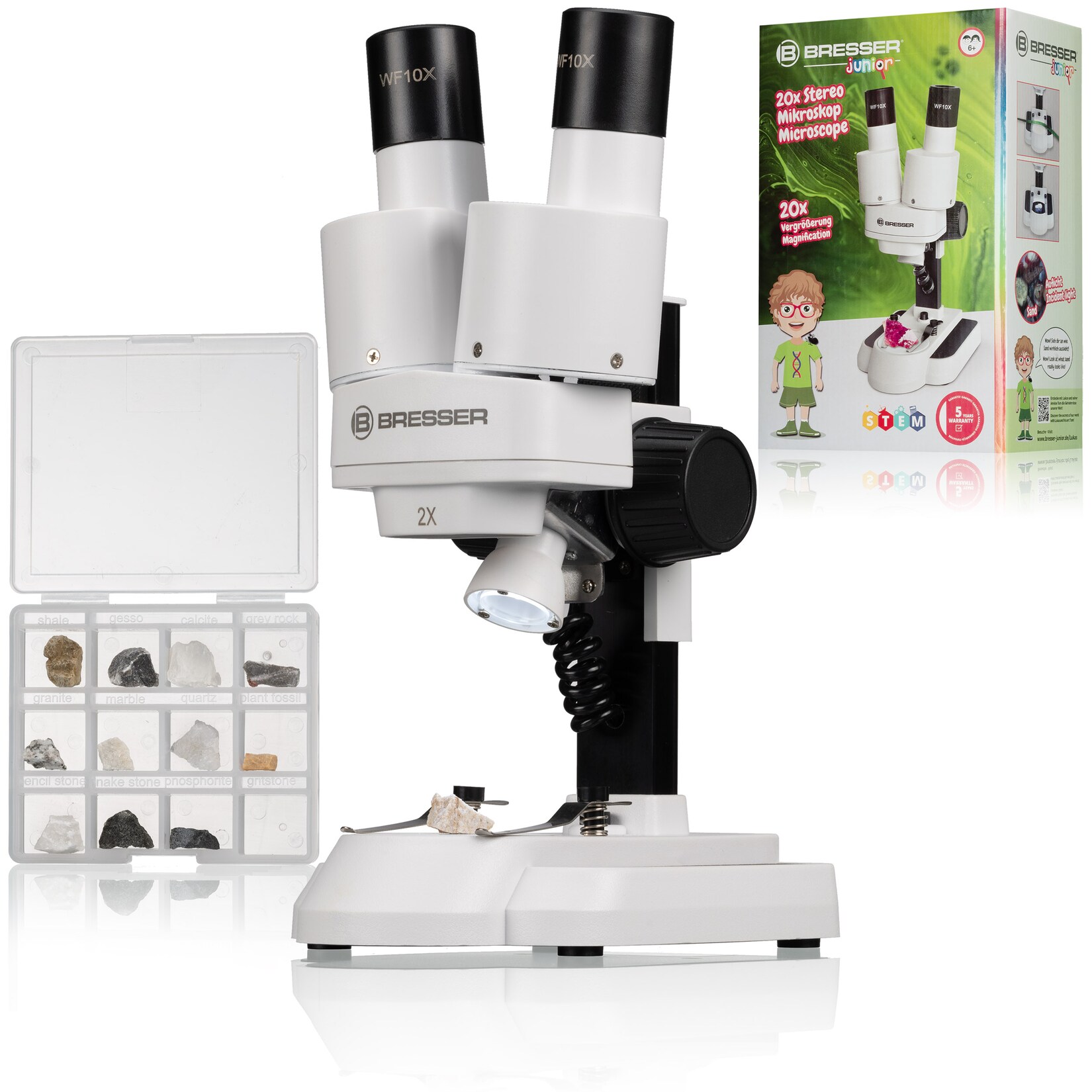 BRESSER JUNIOR 20x Auflicht-Mikroskop | 04007922152615