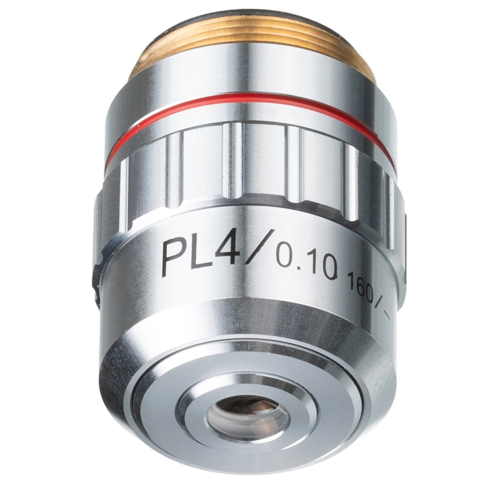 BRESSER Planachromat Objektiv 4x - Bild 1