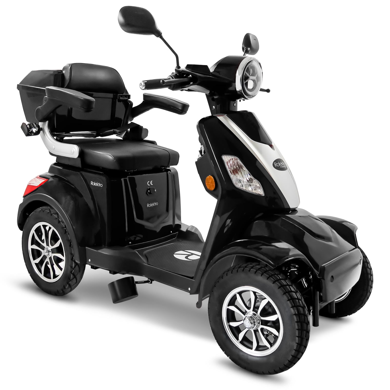 Rolektro, E-Quad 25 V.3 Lithium, Schwarz, 60V-30Ah Akku, 1000 Watt - Bild 1